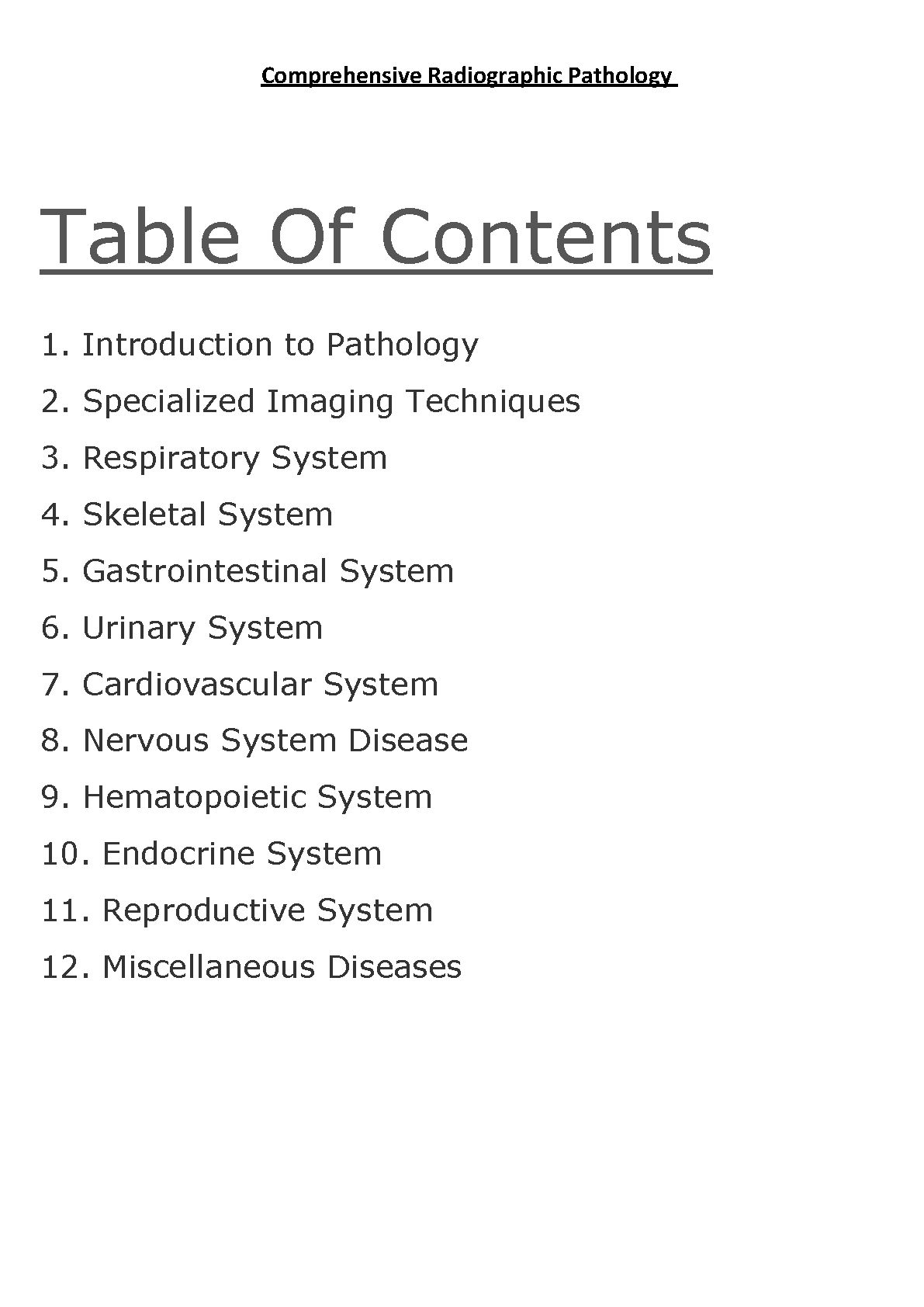 Radiographic Pathology Test Bank Ch 1-12 8th Ed 2026/27