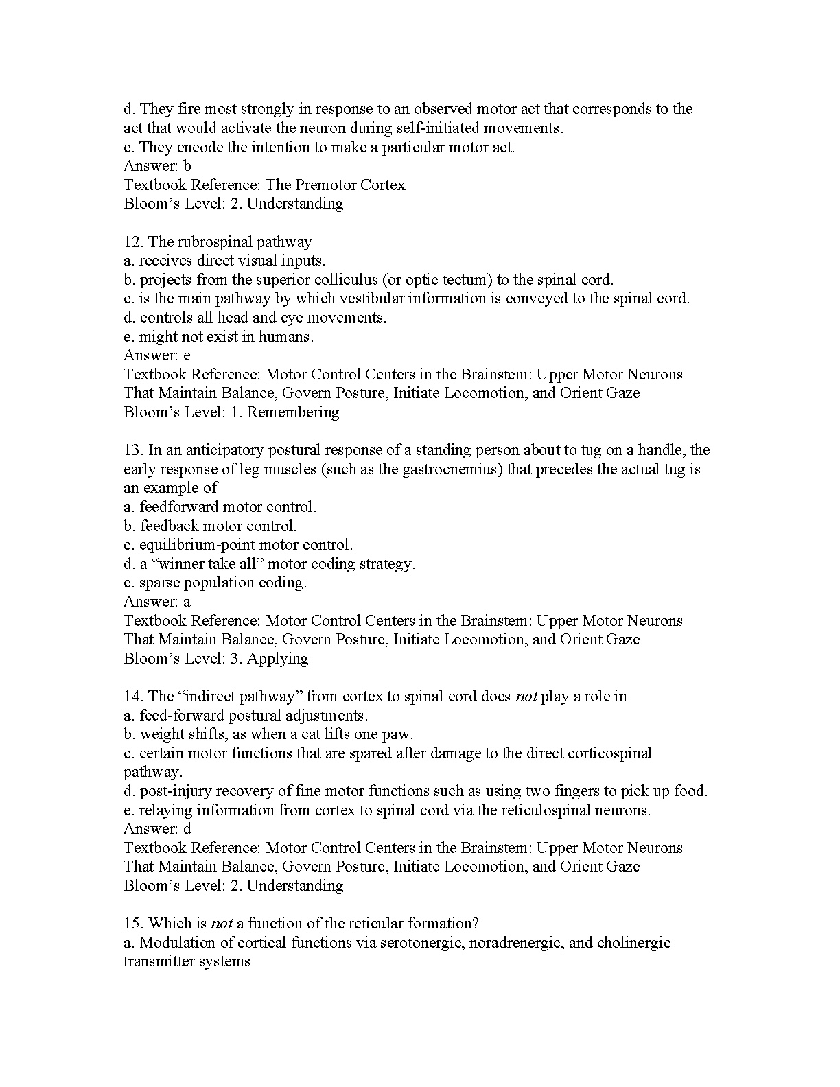 Neuroscience, Sixth Edition TEST BANK IMG-1