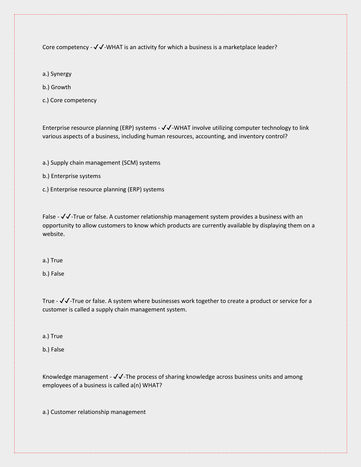 WGU C724 Info Systems Mgmt Unit 2 Mod 1 Study Guide IMG-1