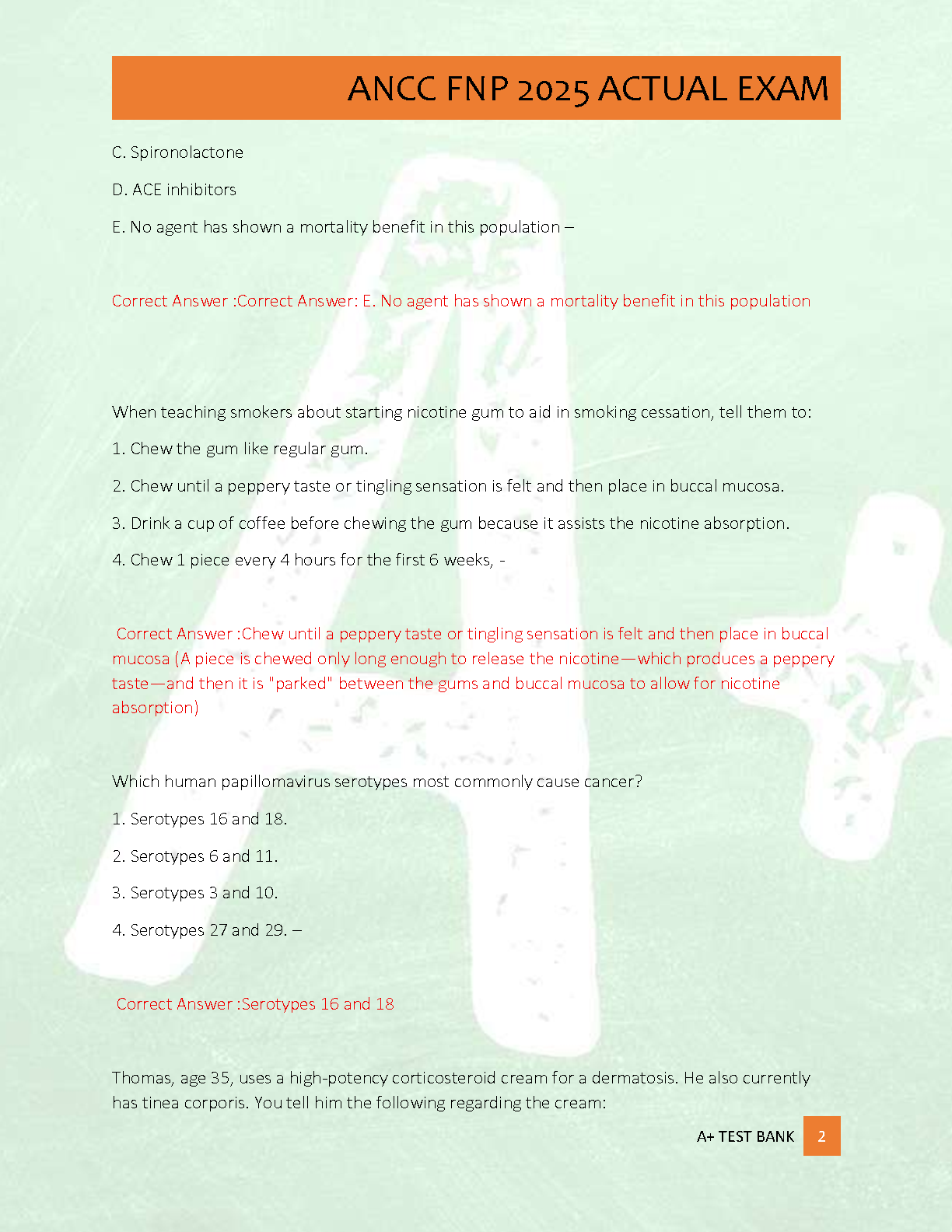 ANCC FNP Exam Prep 2026-2027 Verified Questions & Answers