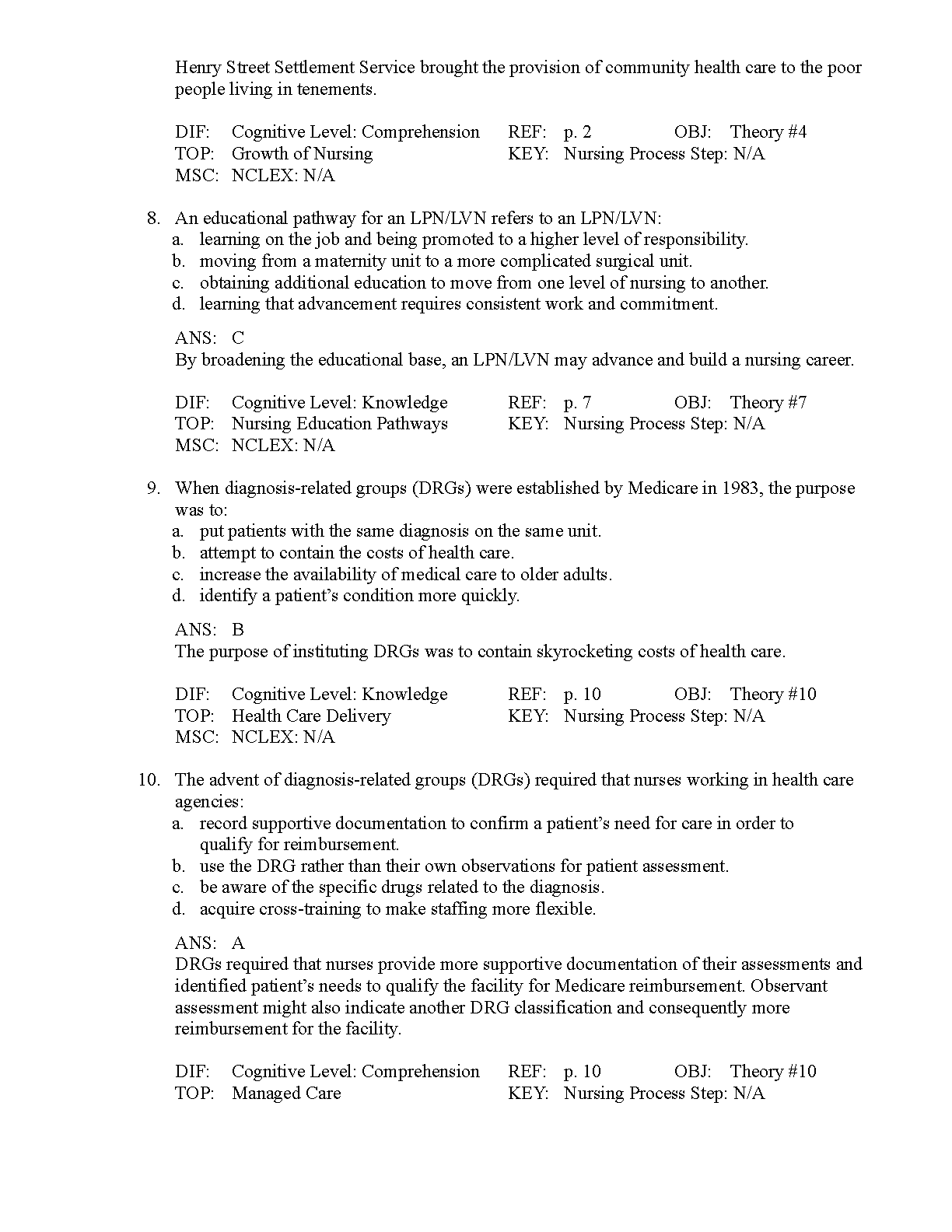 Nursing Test Bank: deWit Fundamentals 6e (2026) IMG-3