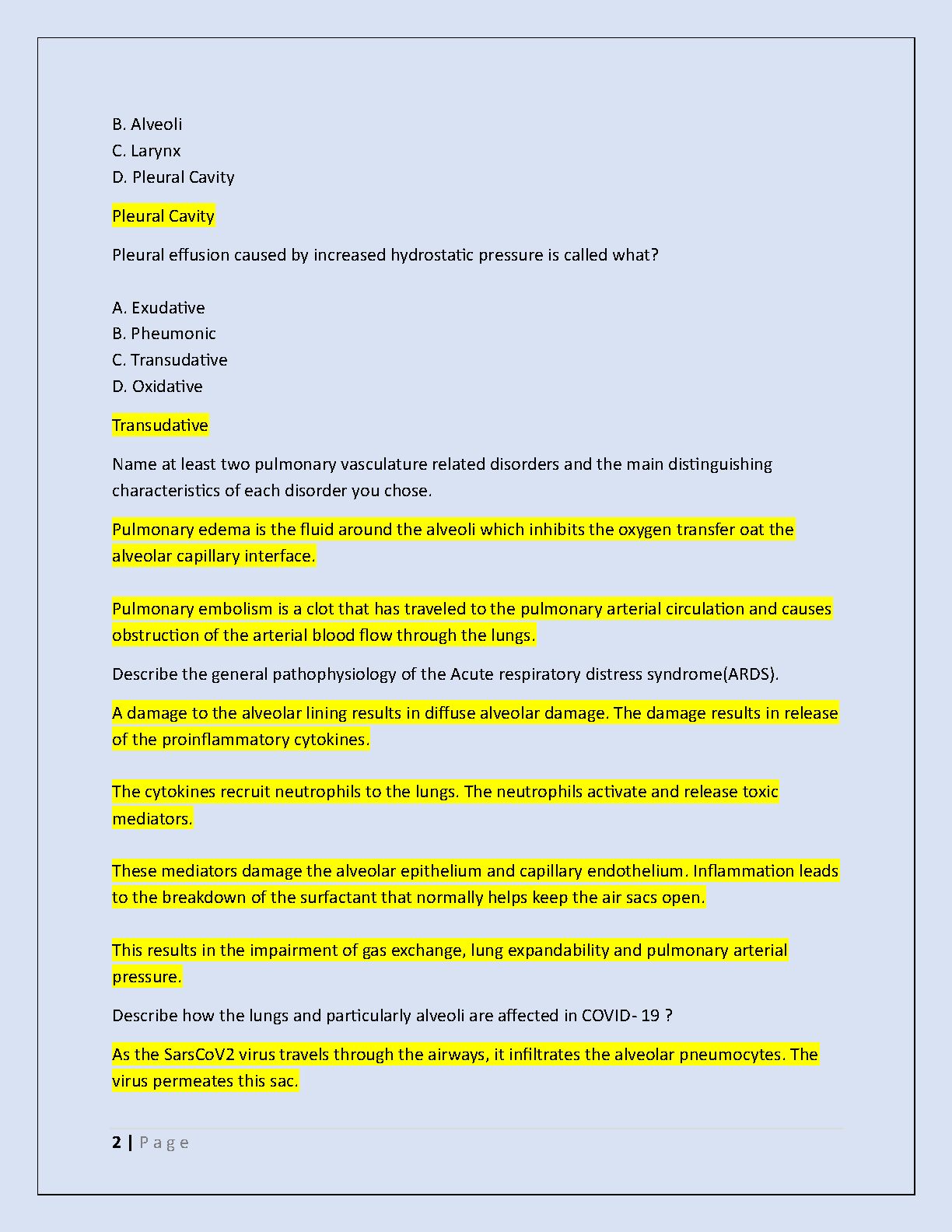 WGU D236 Pathophysiology Final Exam Prep 2025/2026 Study Guide