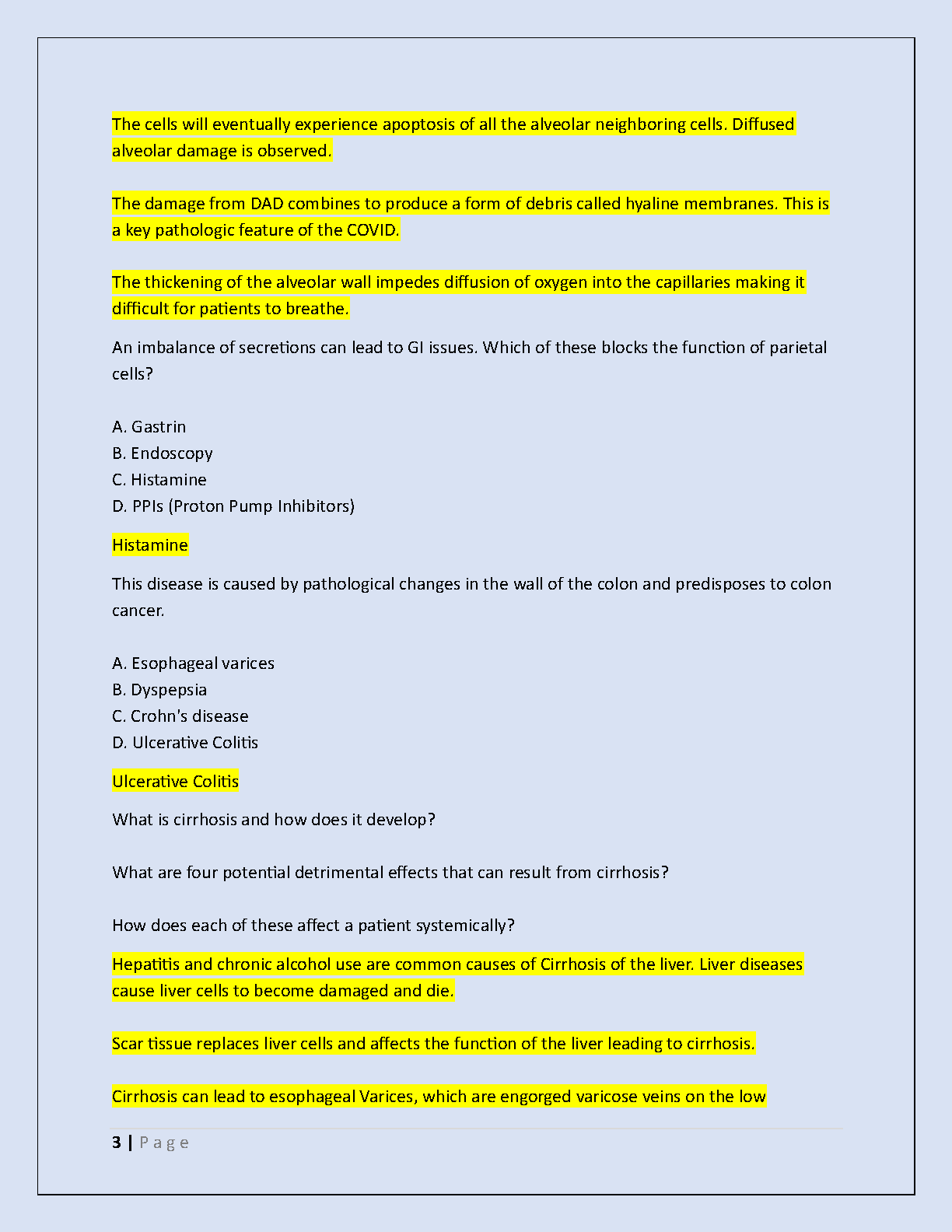 WGU D236 Pathophysiology Final Exam Prep 2025/2026 Study Guide IMG-3