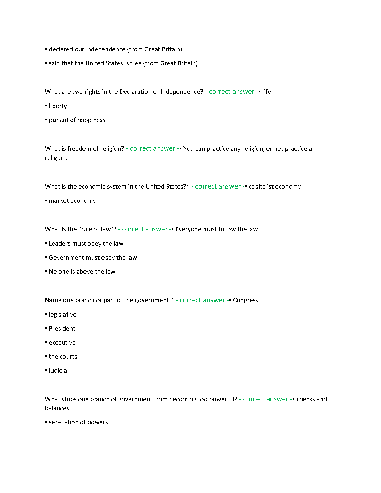 Florida Civic Literacy Test Prep 2026/27 | 160 Qs & A