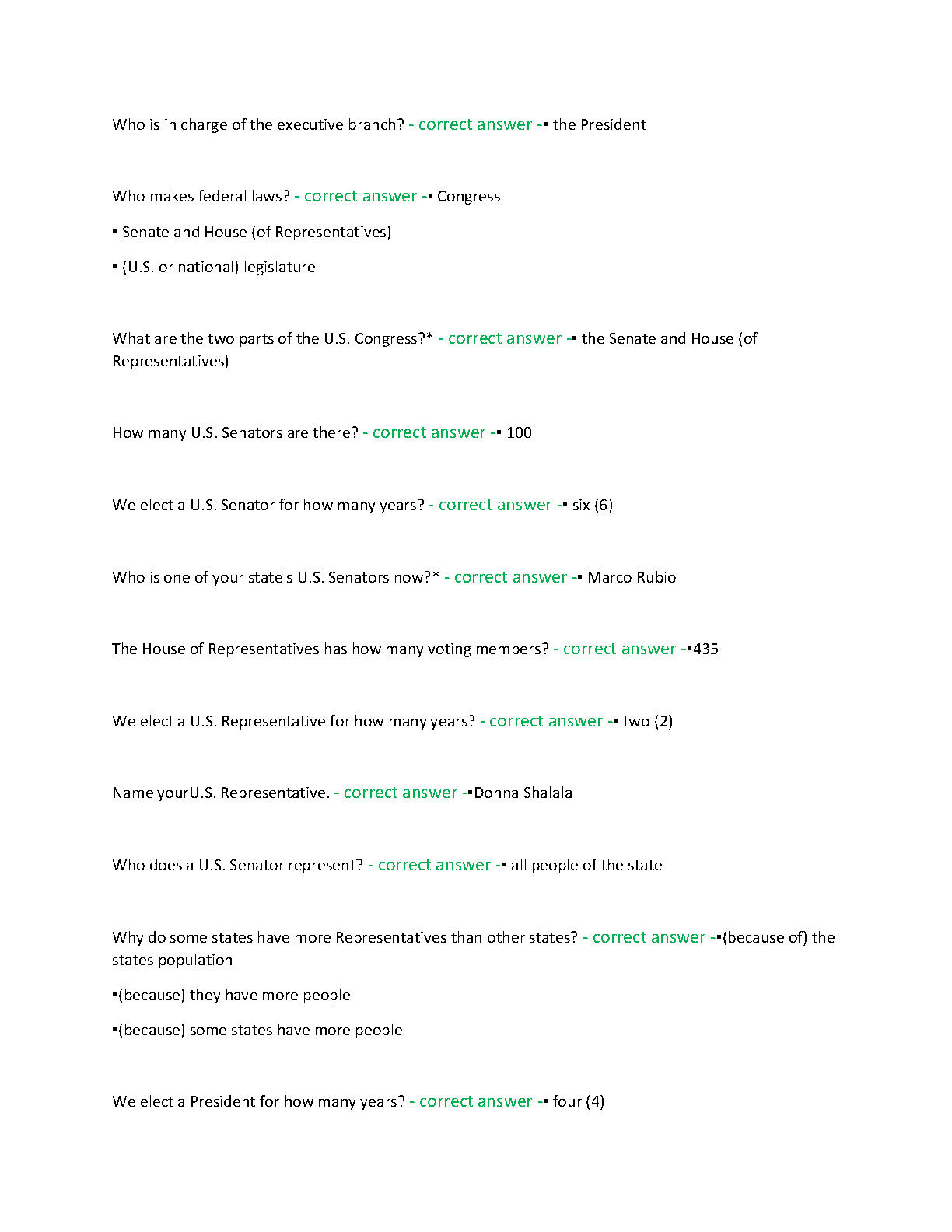 Florida Civic Literacy Test Prep 2026/27 | 160 Qs & A IMG-3