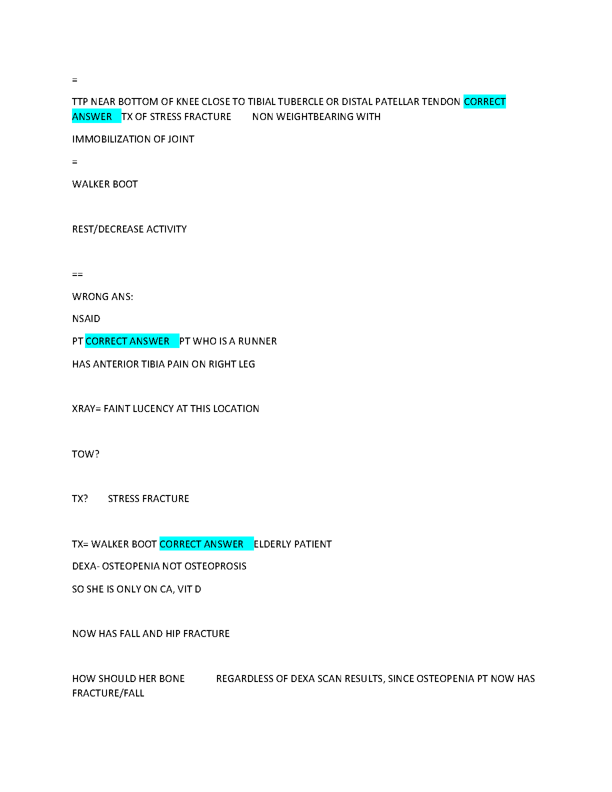ABFM MSK Board Review Exam Prep 2026/27 Practice Qs