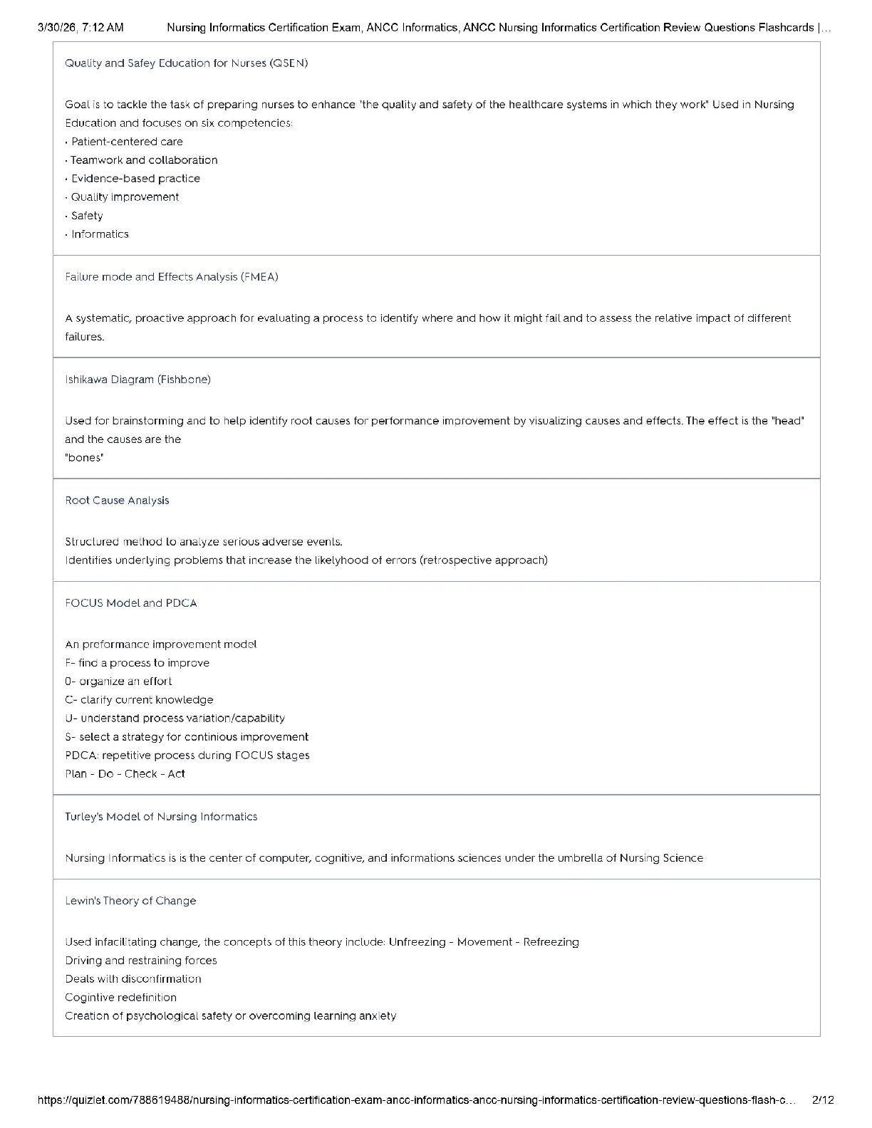 ANCC Nursing Informatics Study Guide 2026-27