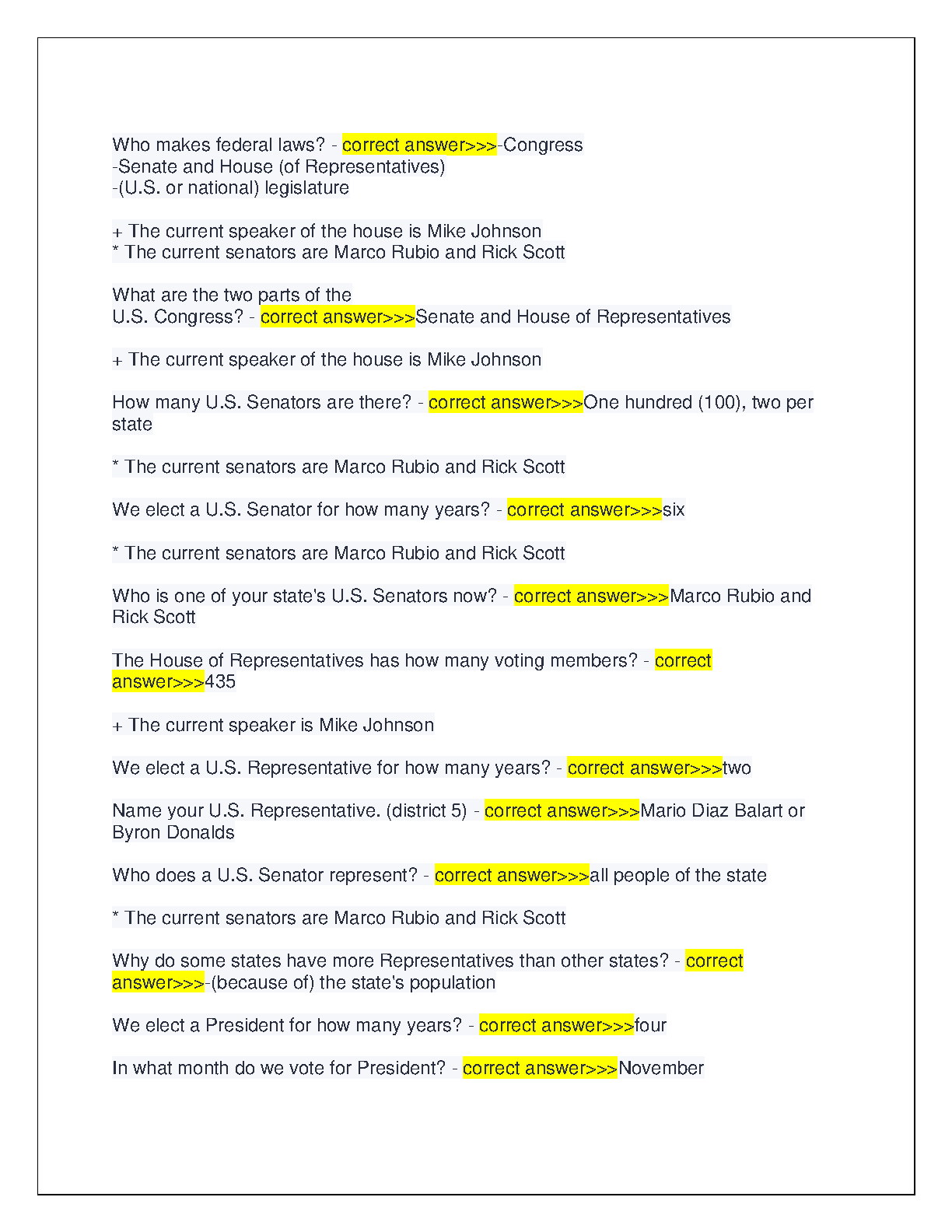 FCLE Study Guide 2026/27: Florida Civics Lit. Exam Prep & Answers