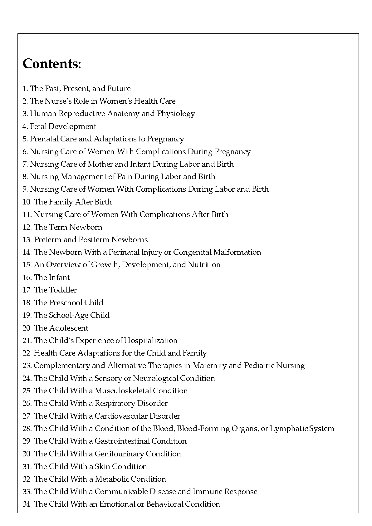 Maternity Pediatric Nursing Test Bank Leifer 2026/27