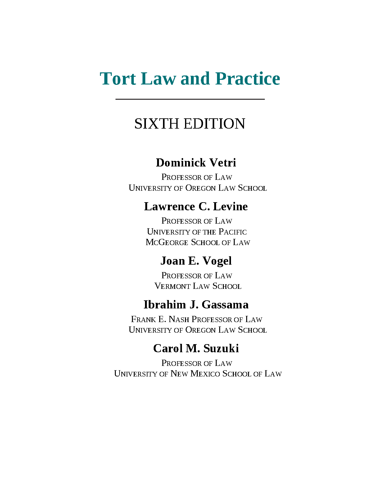 Tort Law Test Bank Sixth Edition Questions IMG-3