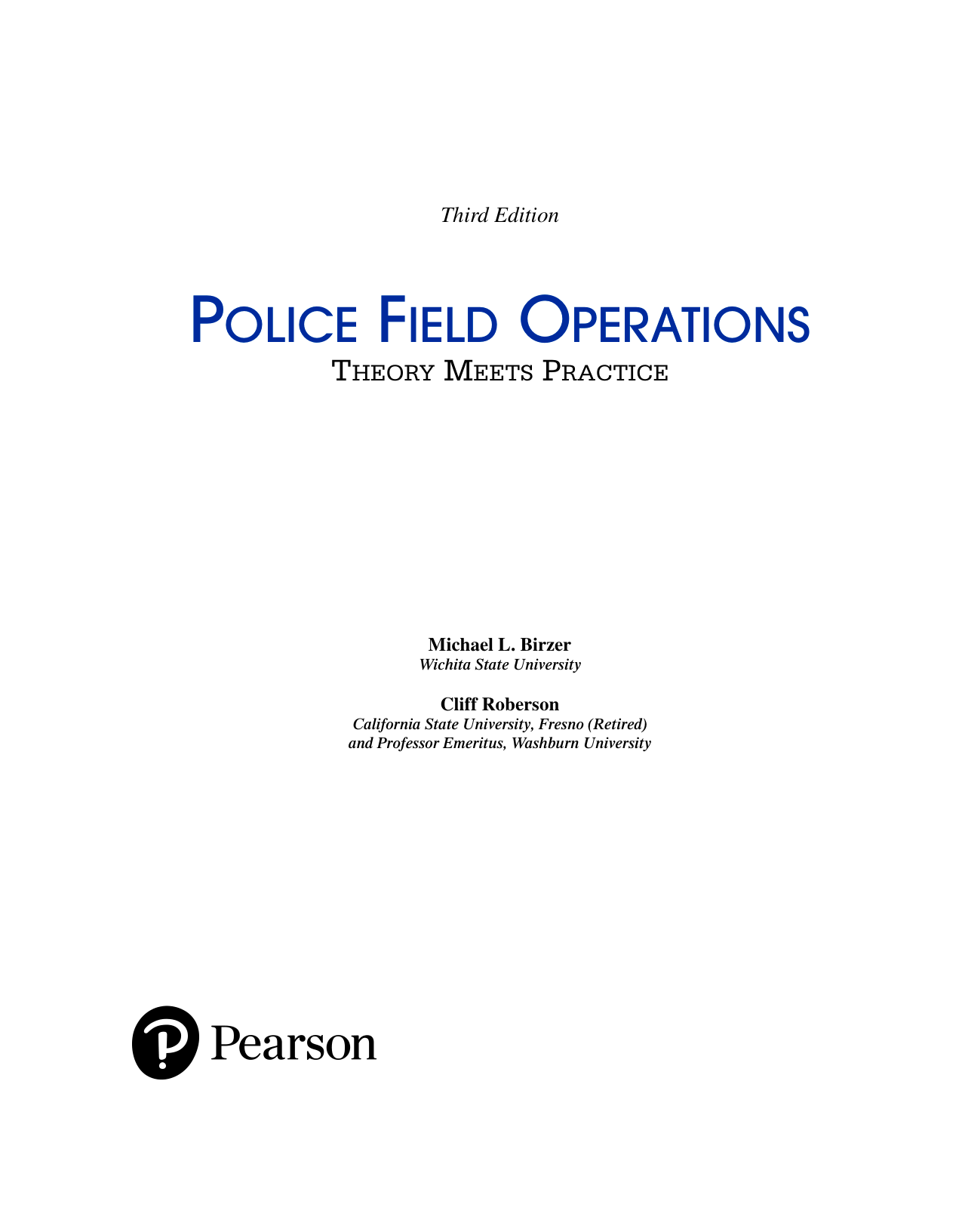 Police Field Operations, 3rd Edition
