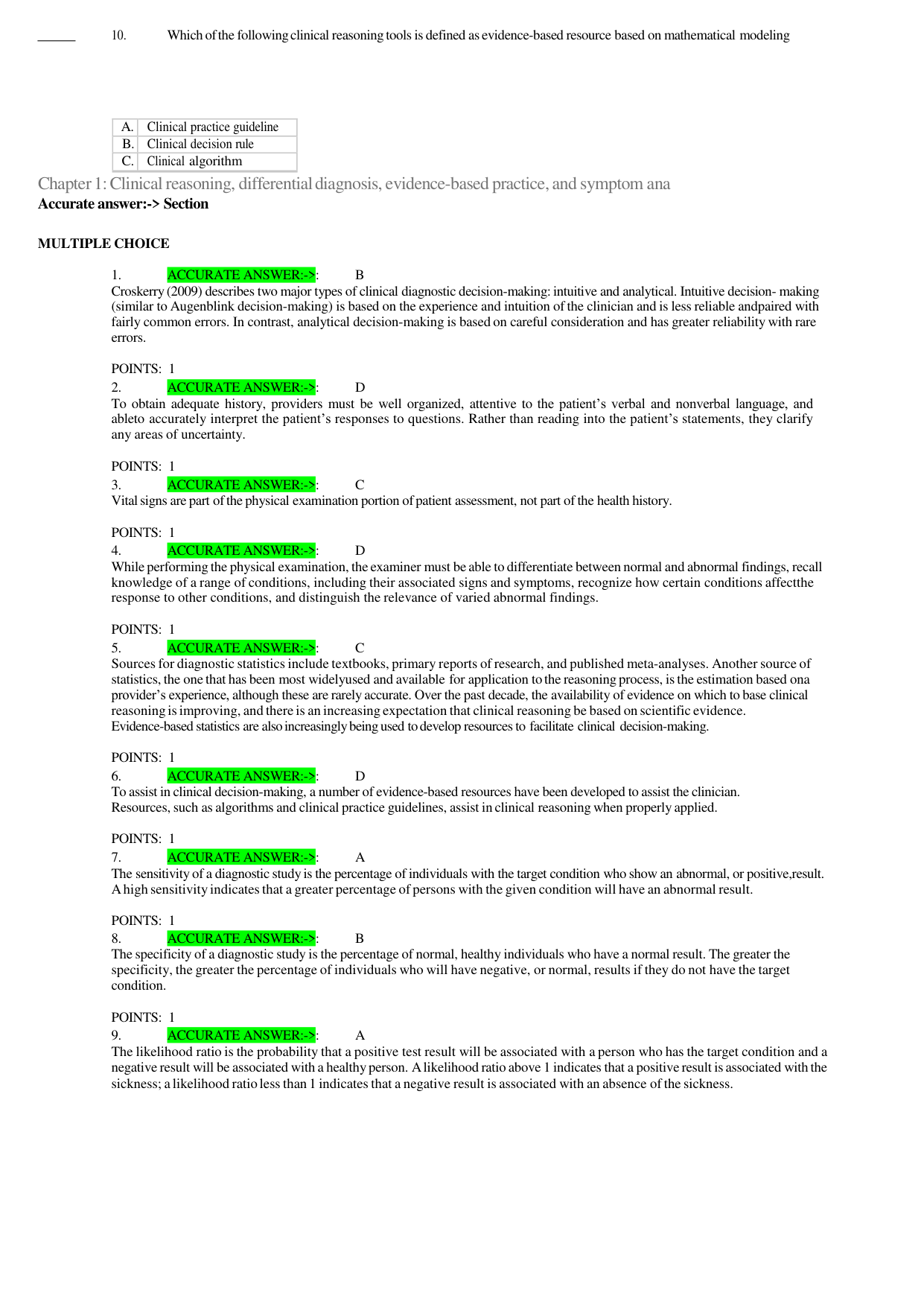 Advanced Assessment 5th Edition TEST BANK IMG-3
