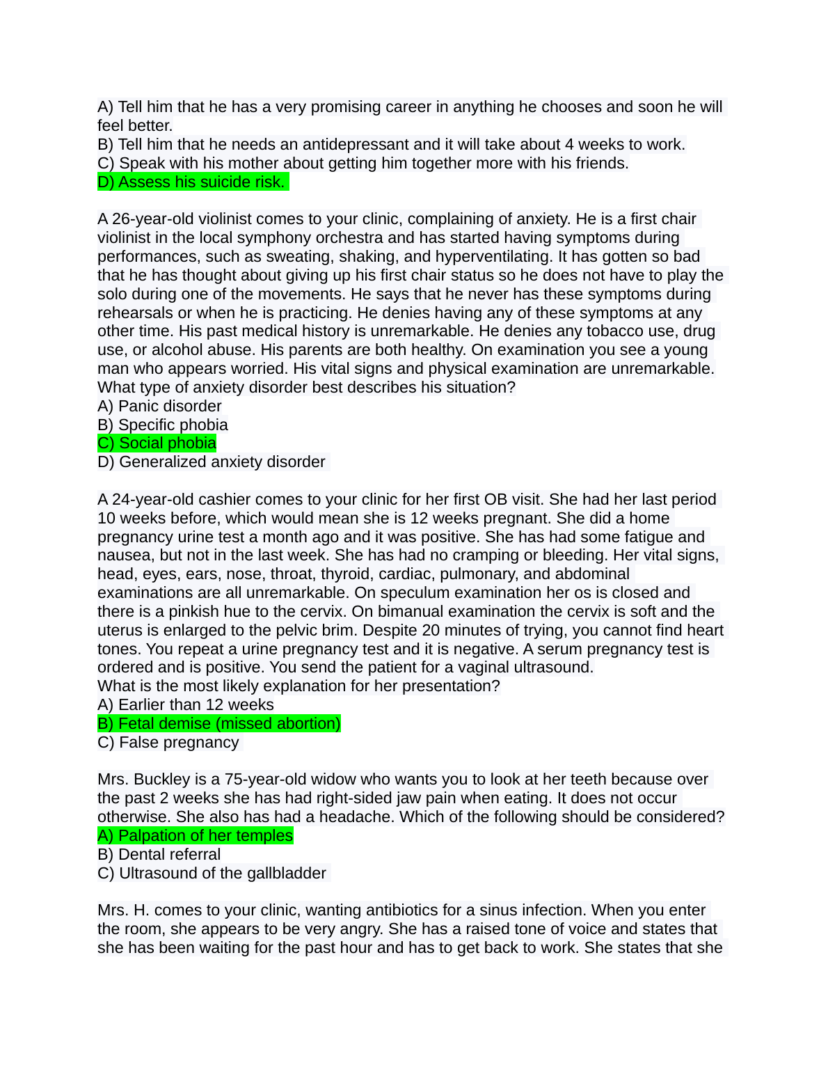 WGU UJC2 Health Assessment Test Bank Questions Answers