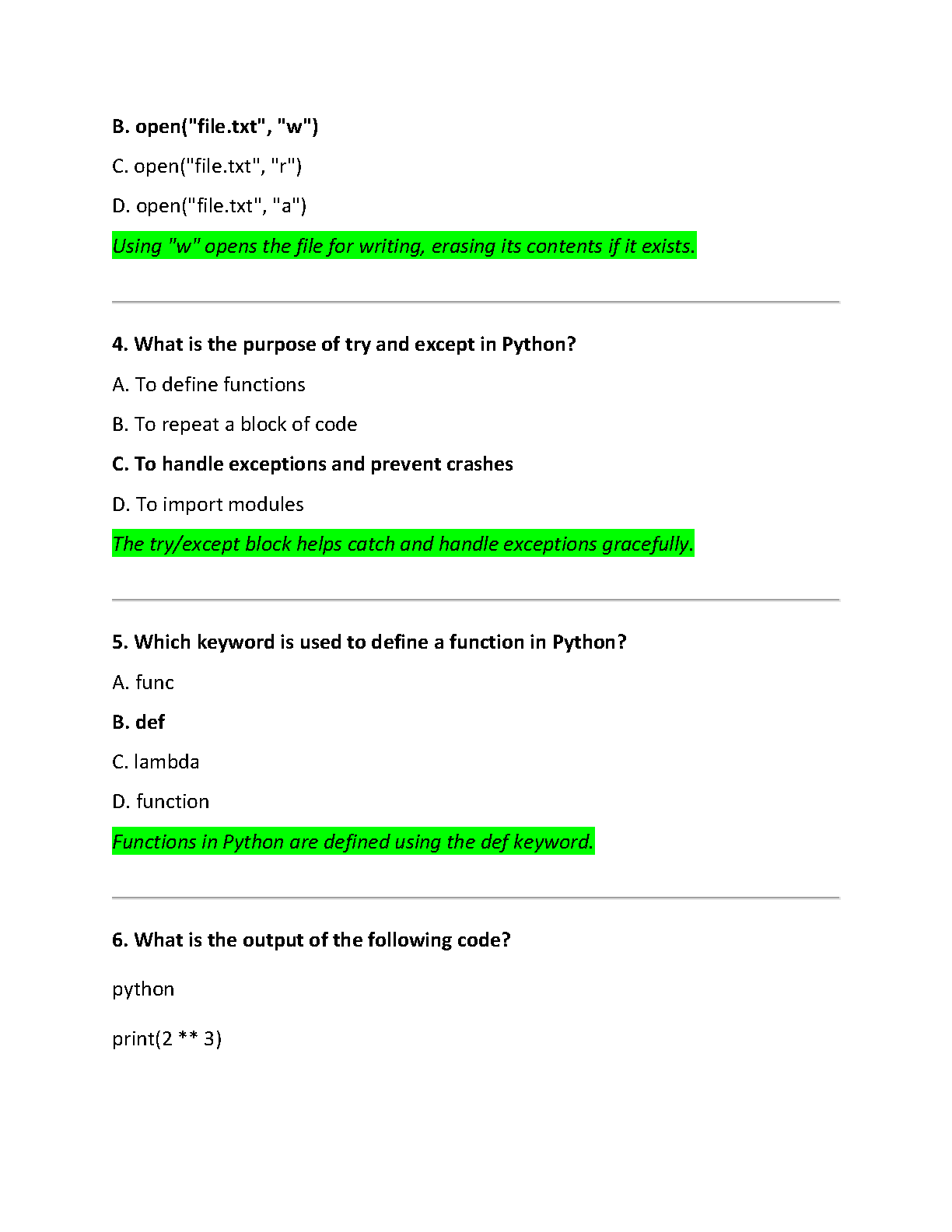 WGU D522 Python for IT Automation Practice Exam