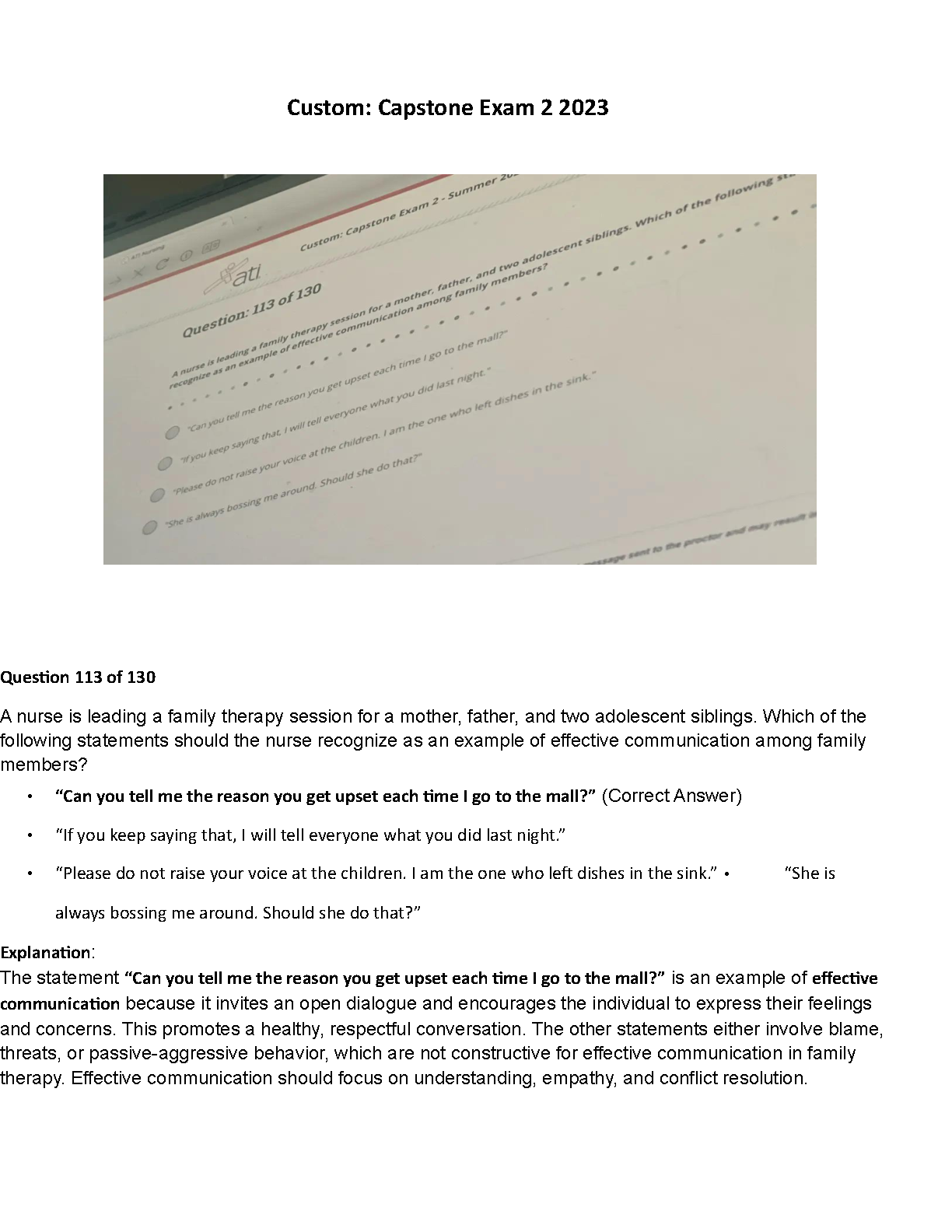 ATI Capstone Exam 2 2023 Test Bank - 2026/27 Nursing Prep IMG-1