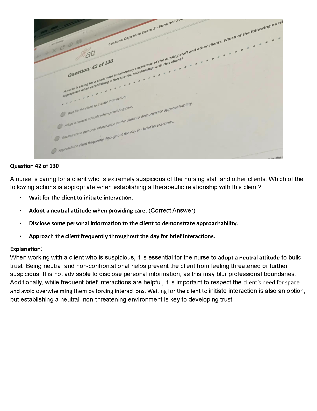 ATI Capstone Exam 2 2023 Test Bank - 2026/27 Nursing Prep