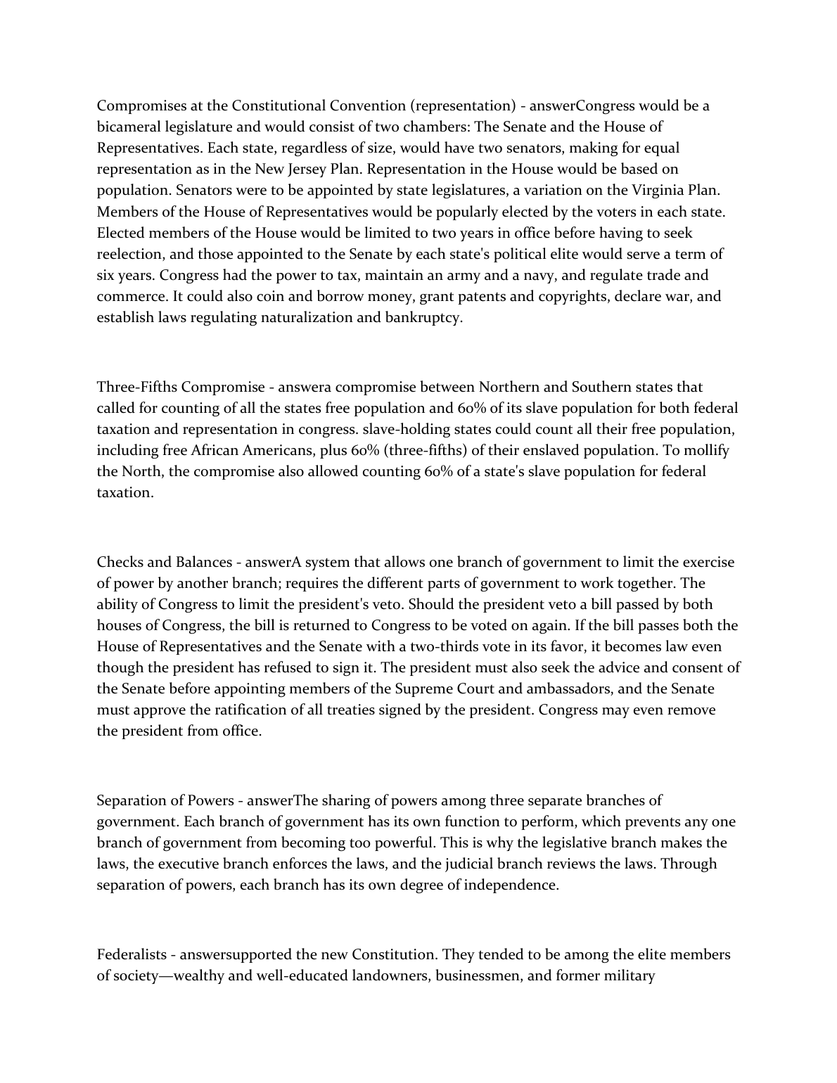 WGU C963 US Constitution & Politics Study Guide Solutions IMG-3