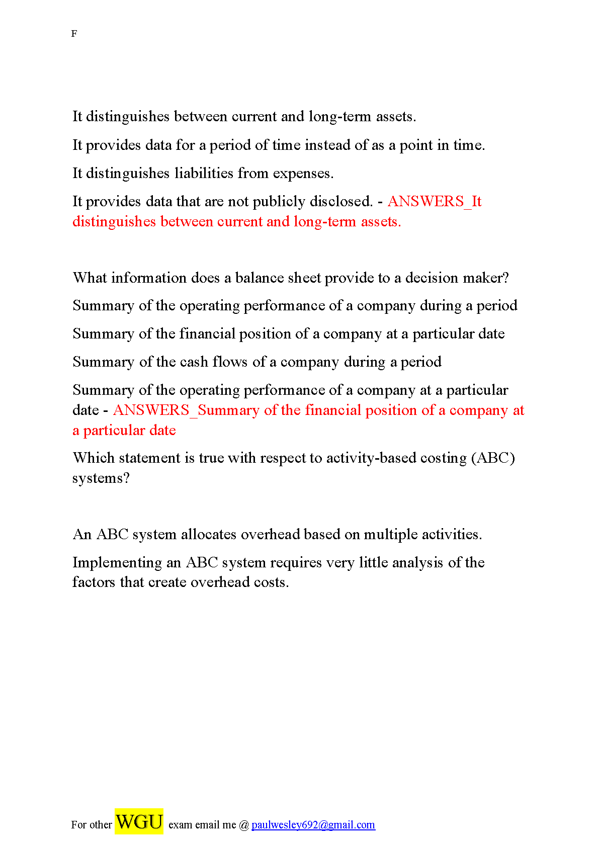 WGU D196 OA and Pre-Assessment Exam Q&A Guide 2024