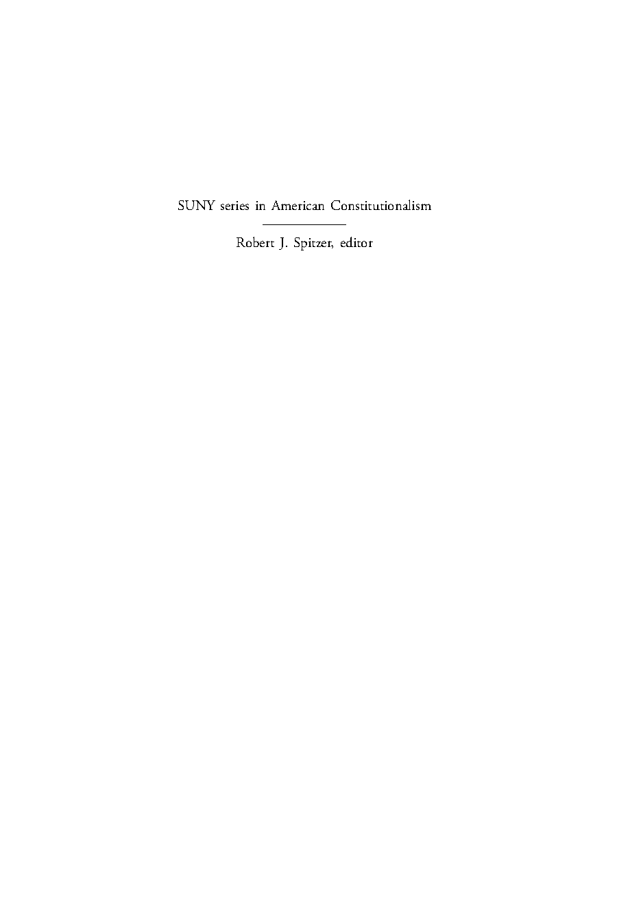 Politics of Presidential Impeachment: SUNY Series Law Textbook IMG-3