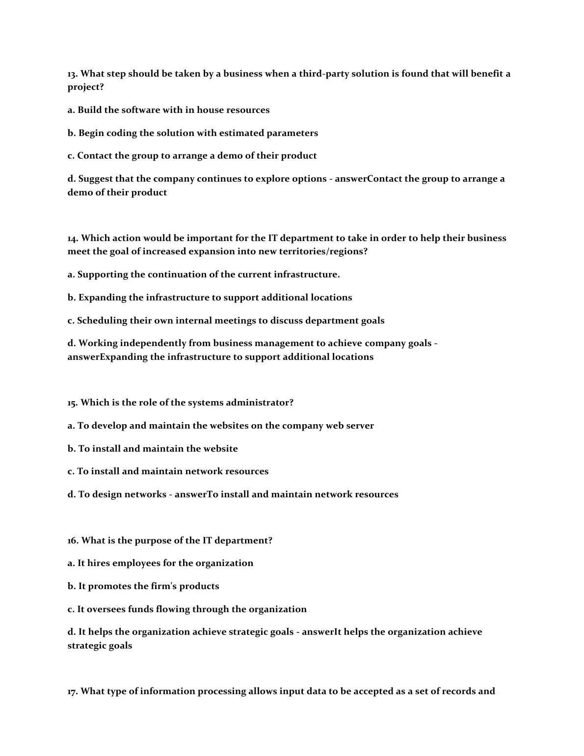WGU C183 Info Systems Quiz Questions and Answers Test Bank IMG-1