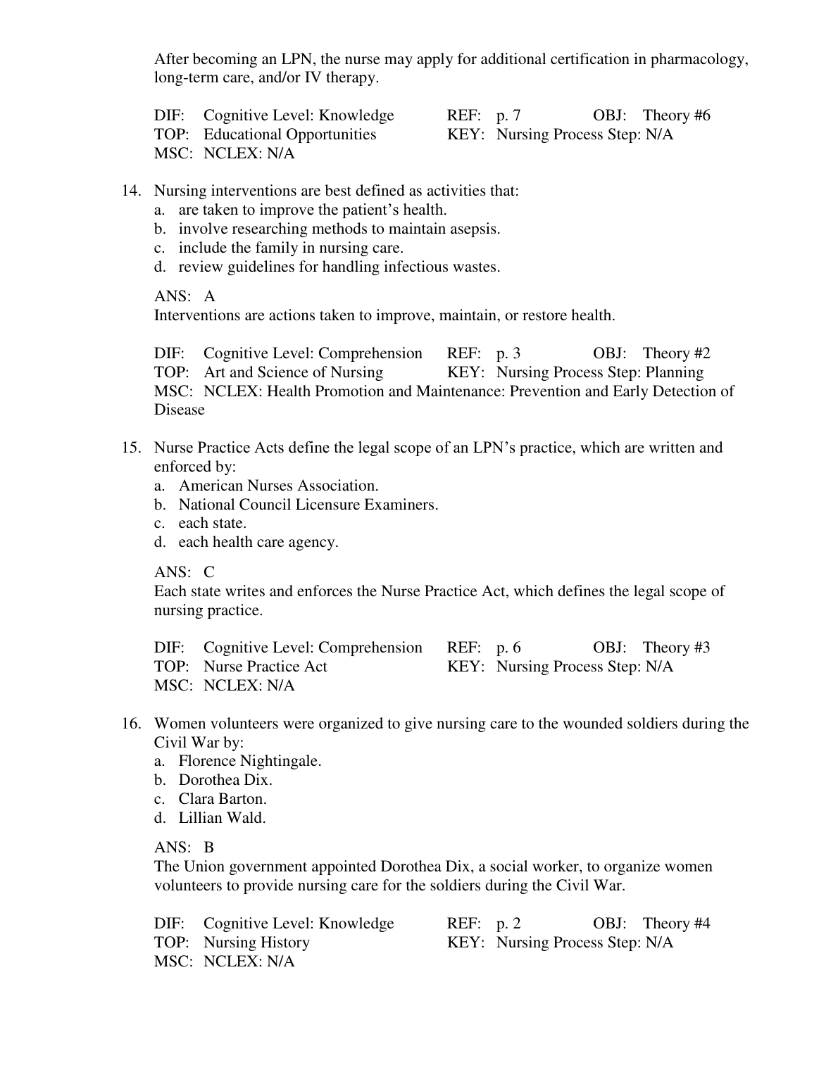 Williams Nursing Test Bank 2026/27 Exam Prep