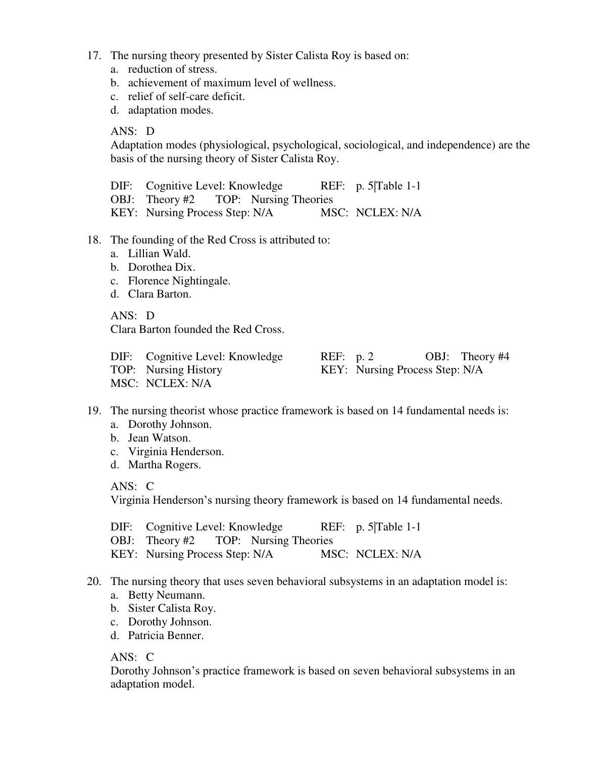 Williams Nursing Test Bank 2026/27 Exam Prep IMG-3