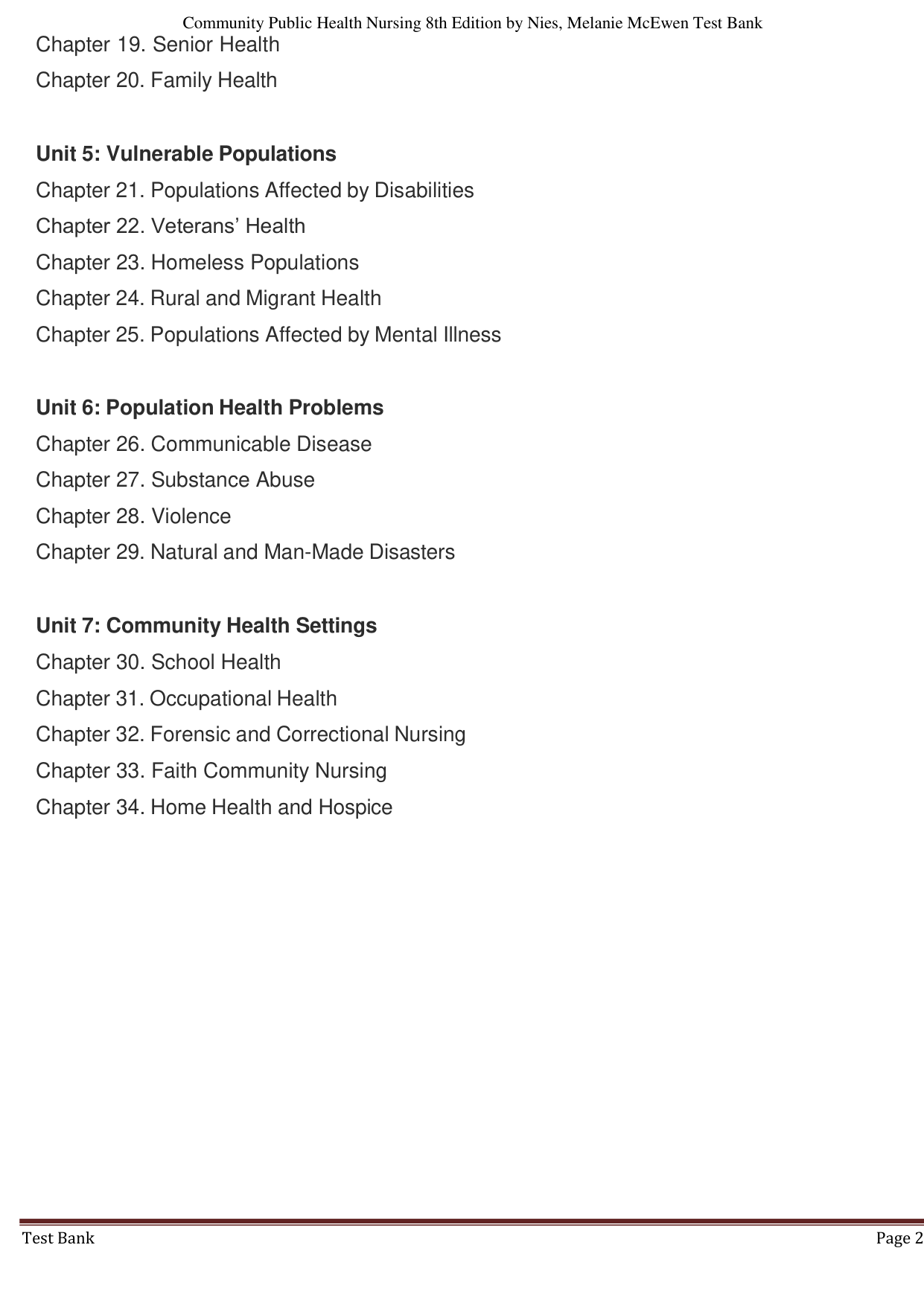 Community and Public Health Nursing 8th Edition TEST BANK