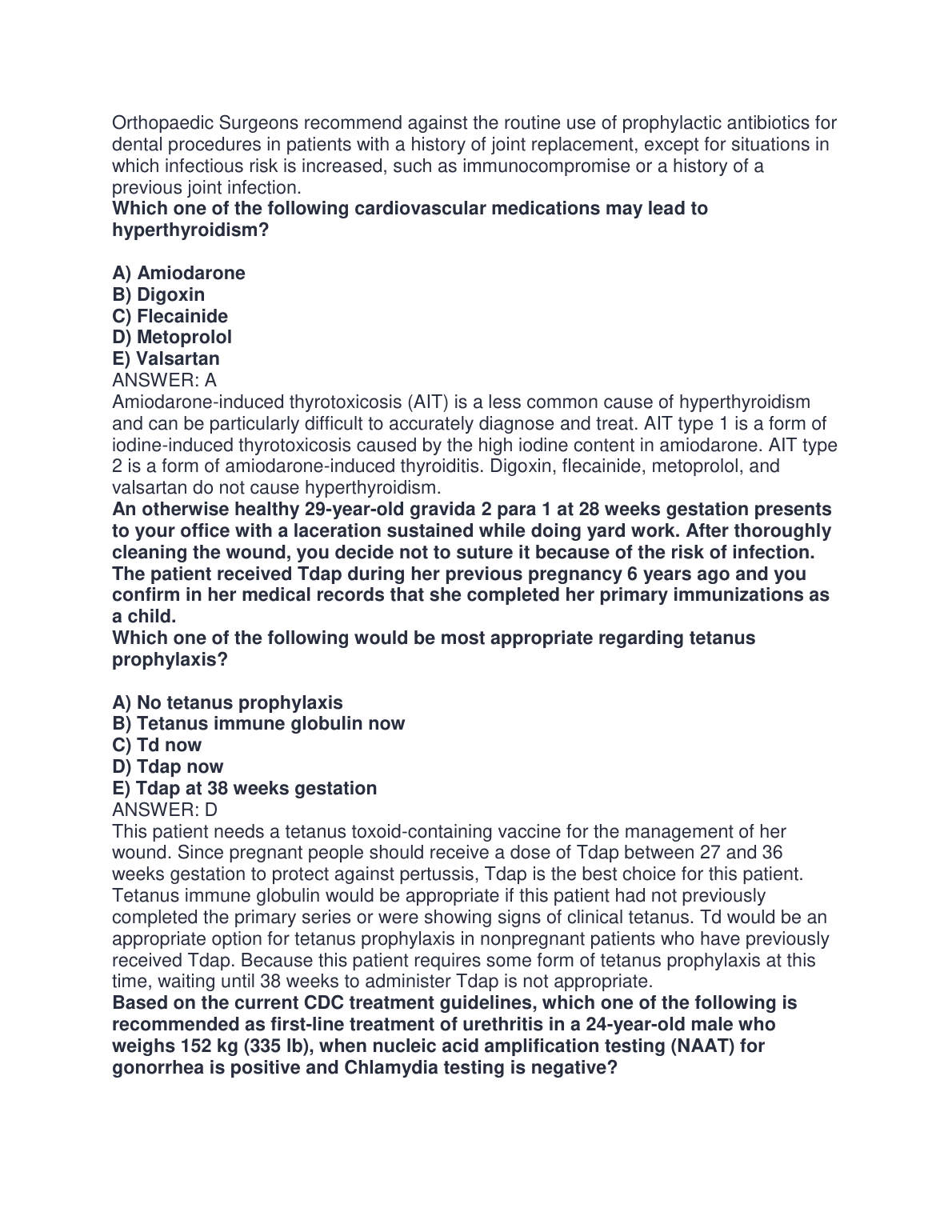 ABFM ITE Exam Q&A 2026/27: Full Rationales Guide