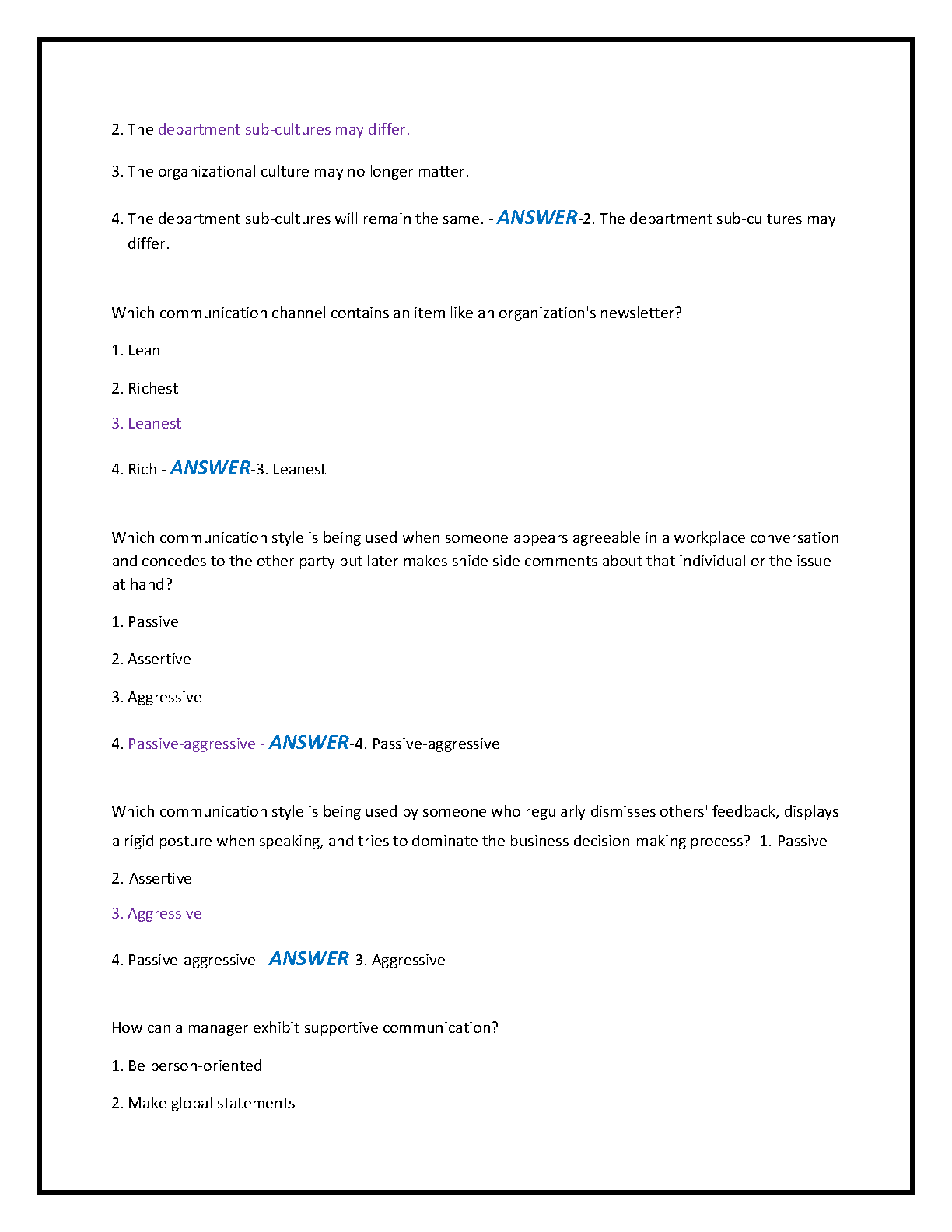 WGU D072 Business OA Exam Test Bank 2025-2026 with Answers IMG-3