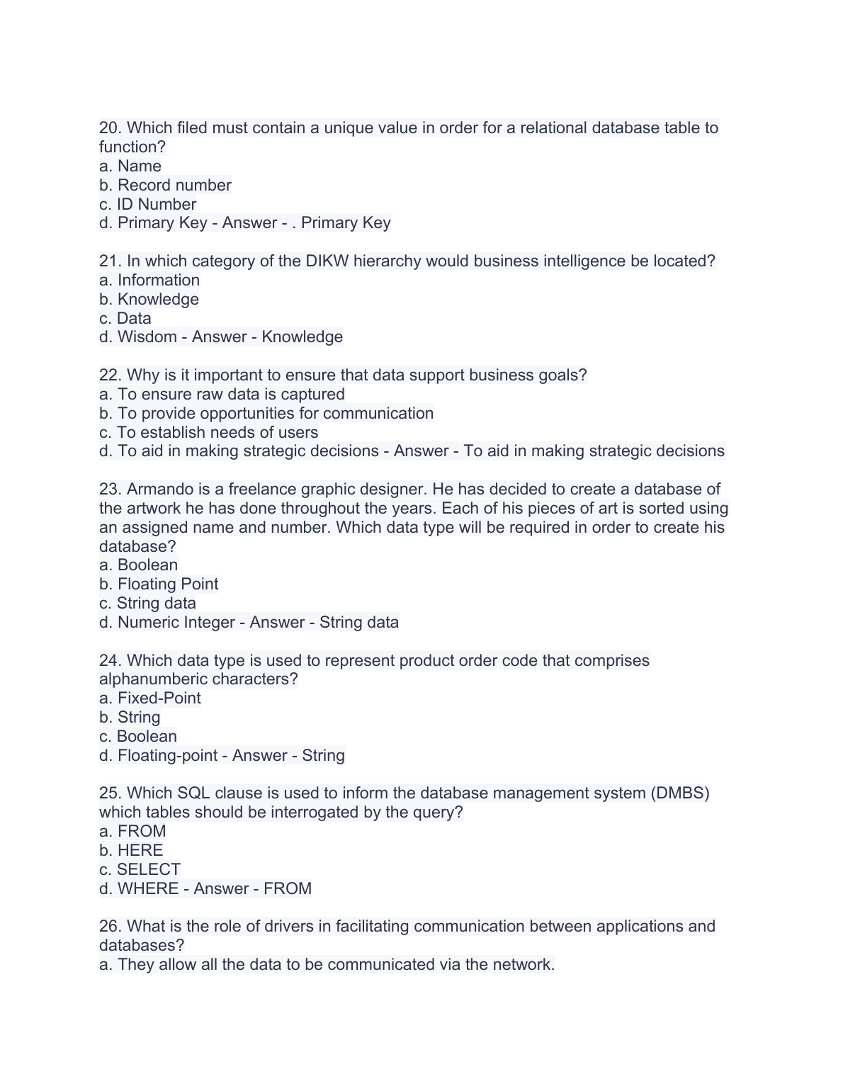 WGU C182 IT Exam Prep: Ethics, Law & Disaster Recovery Q&A IMG-1