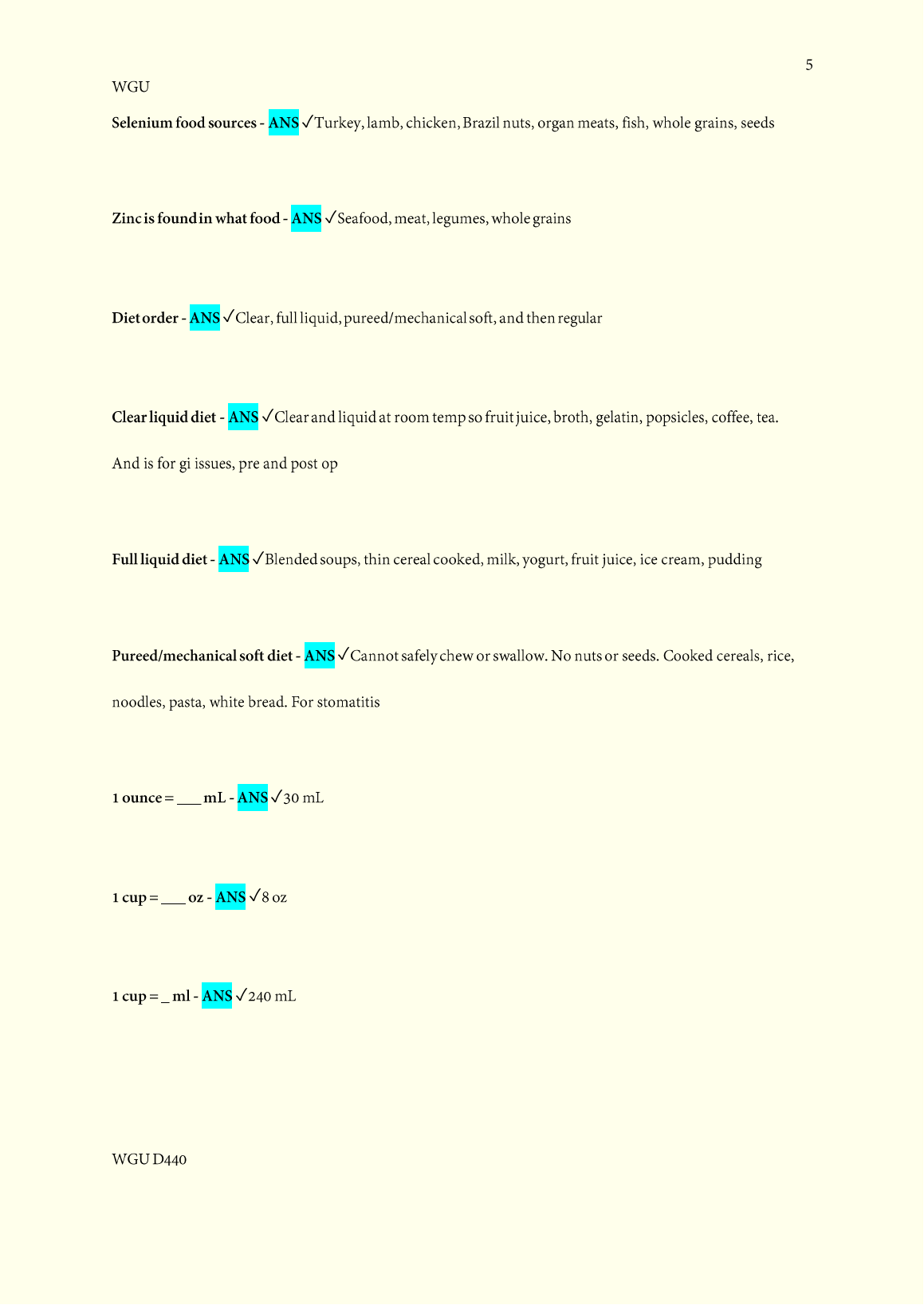 WGU D440 Nutrition Objective Assessment Answers 2025 IMG-3