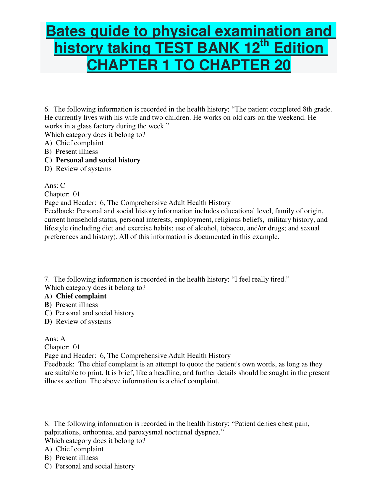 Bates’ Guide to Physical Examination and History Taking, 12E IMG-3
