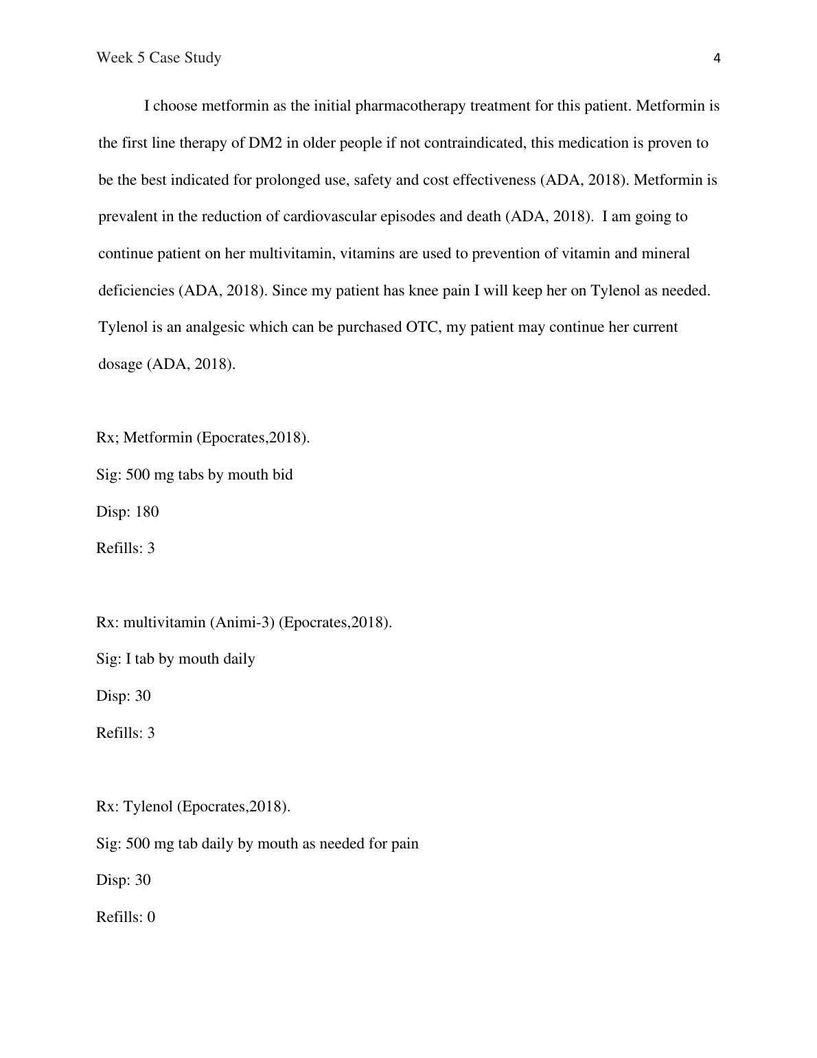 NR 601 Week 5 Case Study: DM2 Diagnosis & Care Planning IMG-1