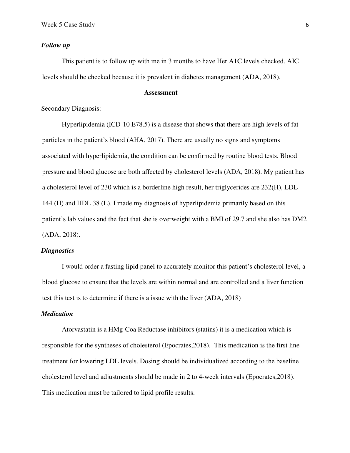 NR 601 Week 5 Case Study: DM2 Diagnosis & Care Planning IMG-3