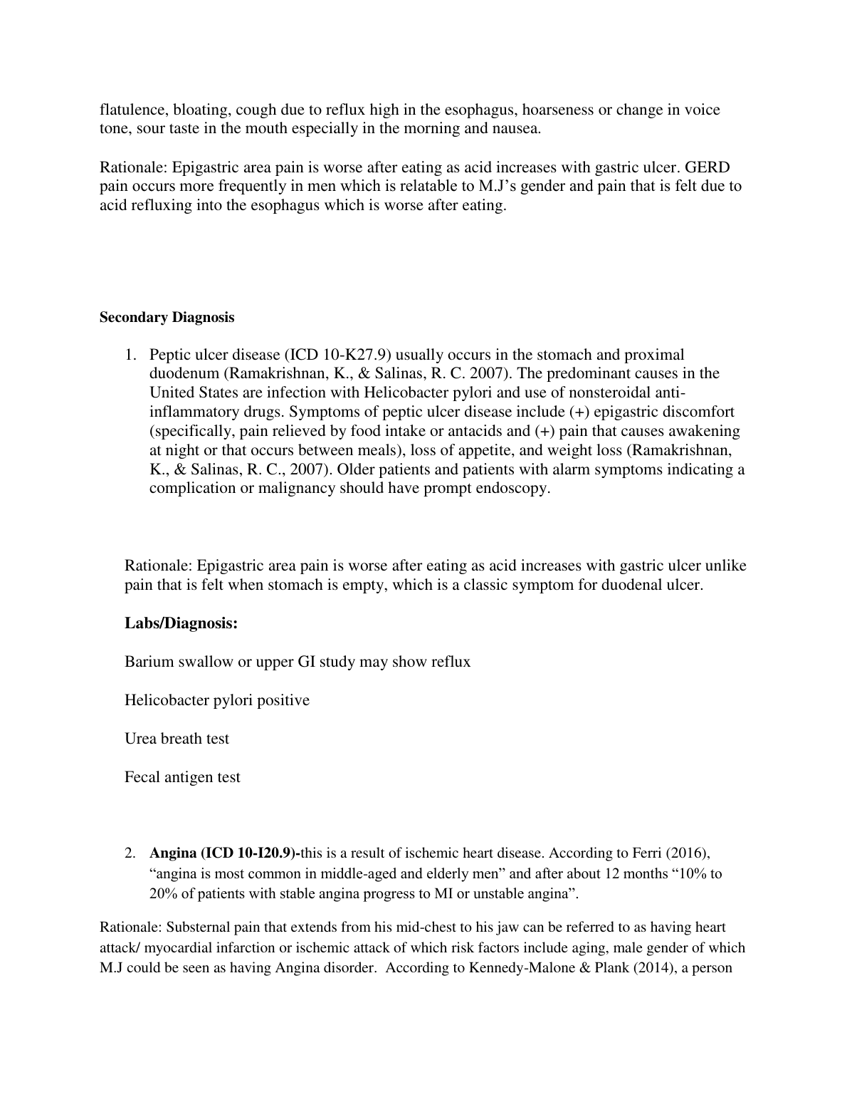 NR 601 Week 3 Case Study Answers GI Symptoms IMG-1