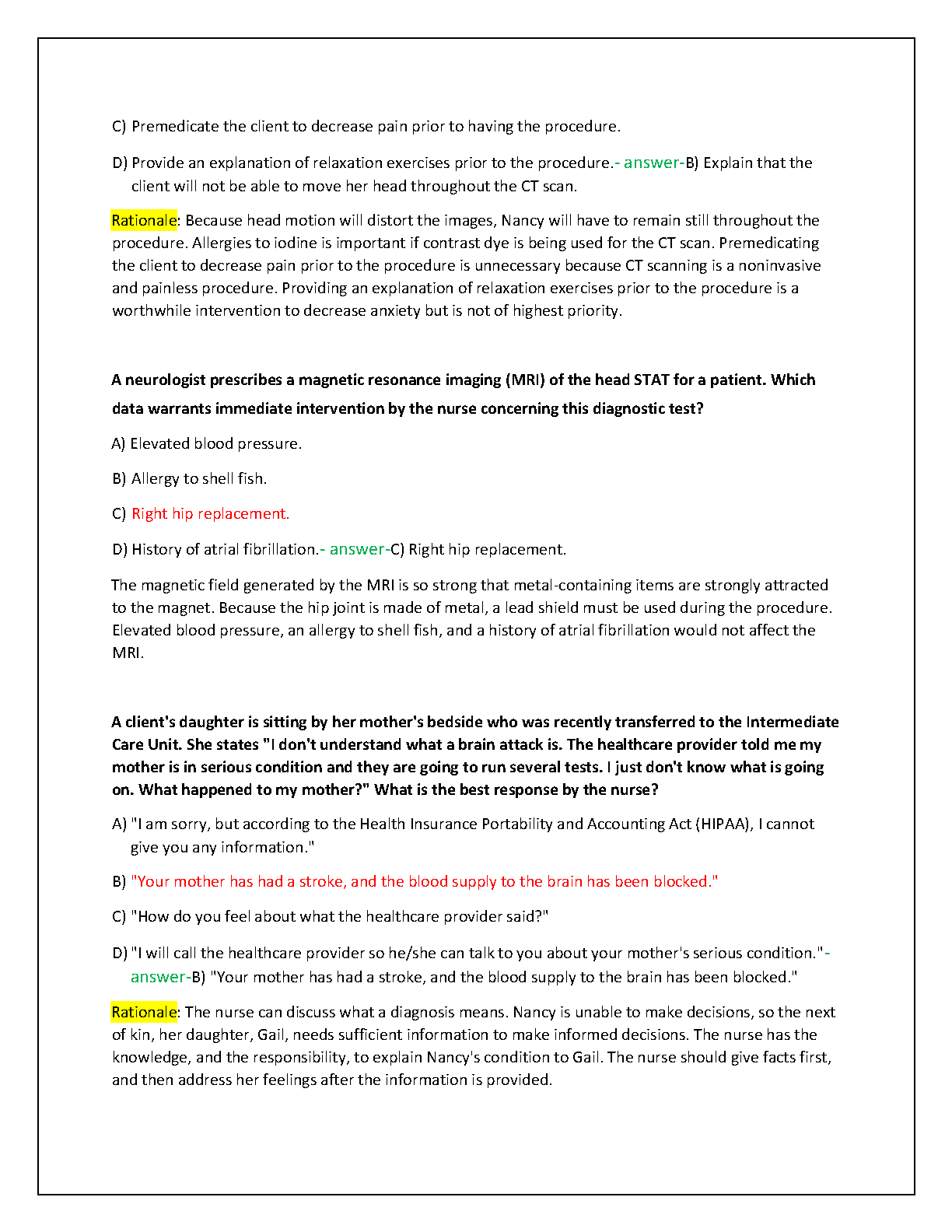 HESI MedSurg III Test Bank 2026/27: Lewis 12e Qs