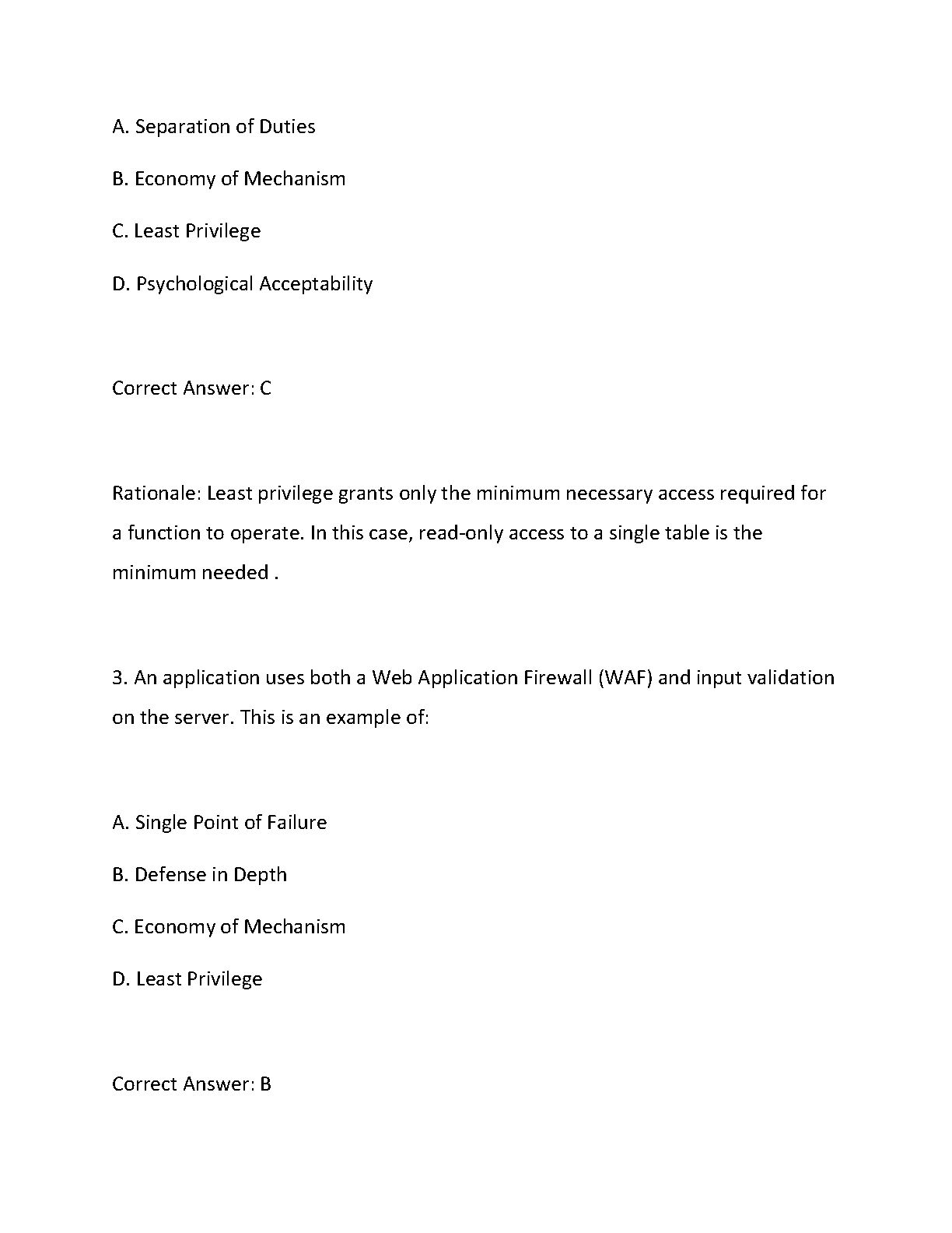 WGU D487 Secure Software Design OA Study Guide and Answers