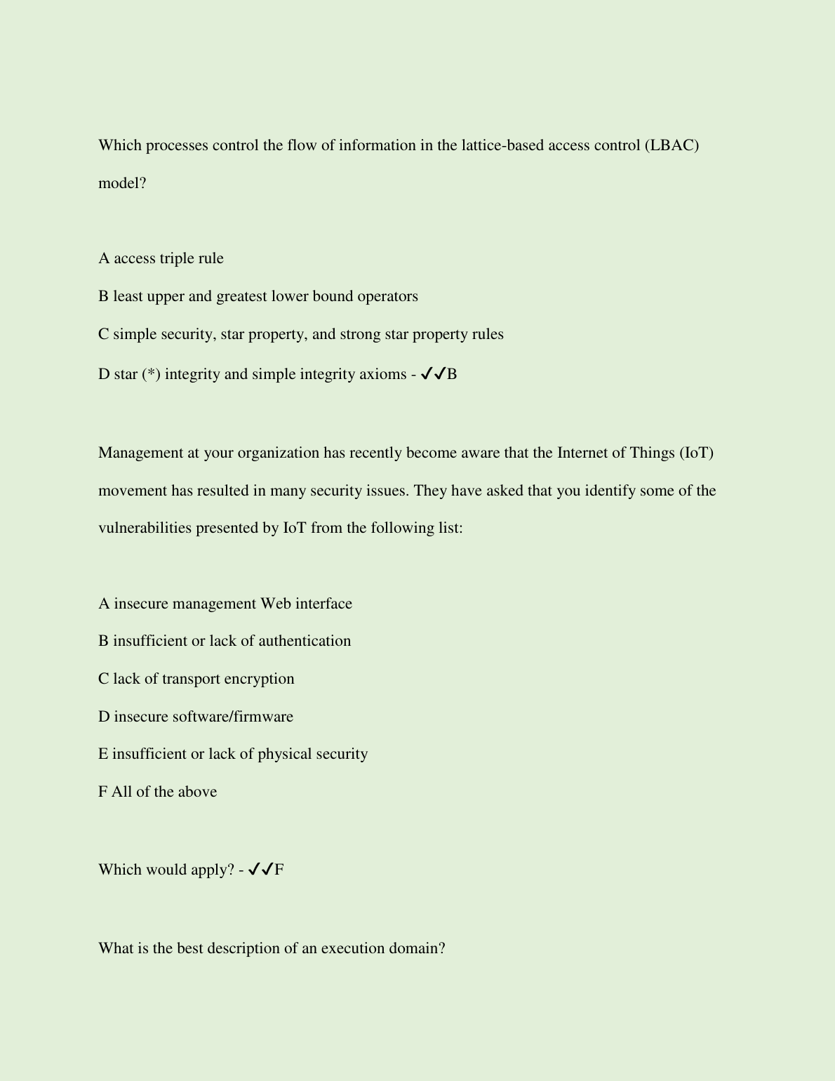 WGU C726 Cybersecurity Architecture Study Guide 2024/25
