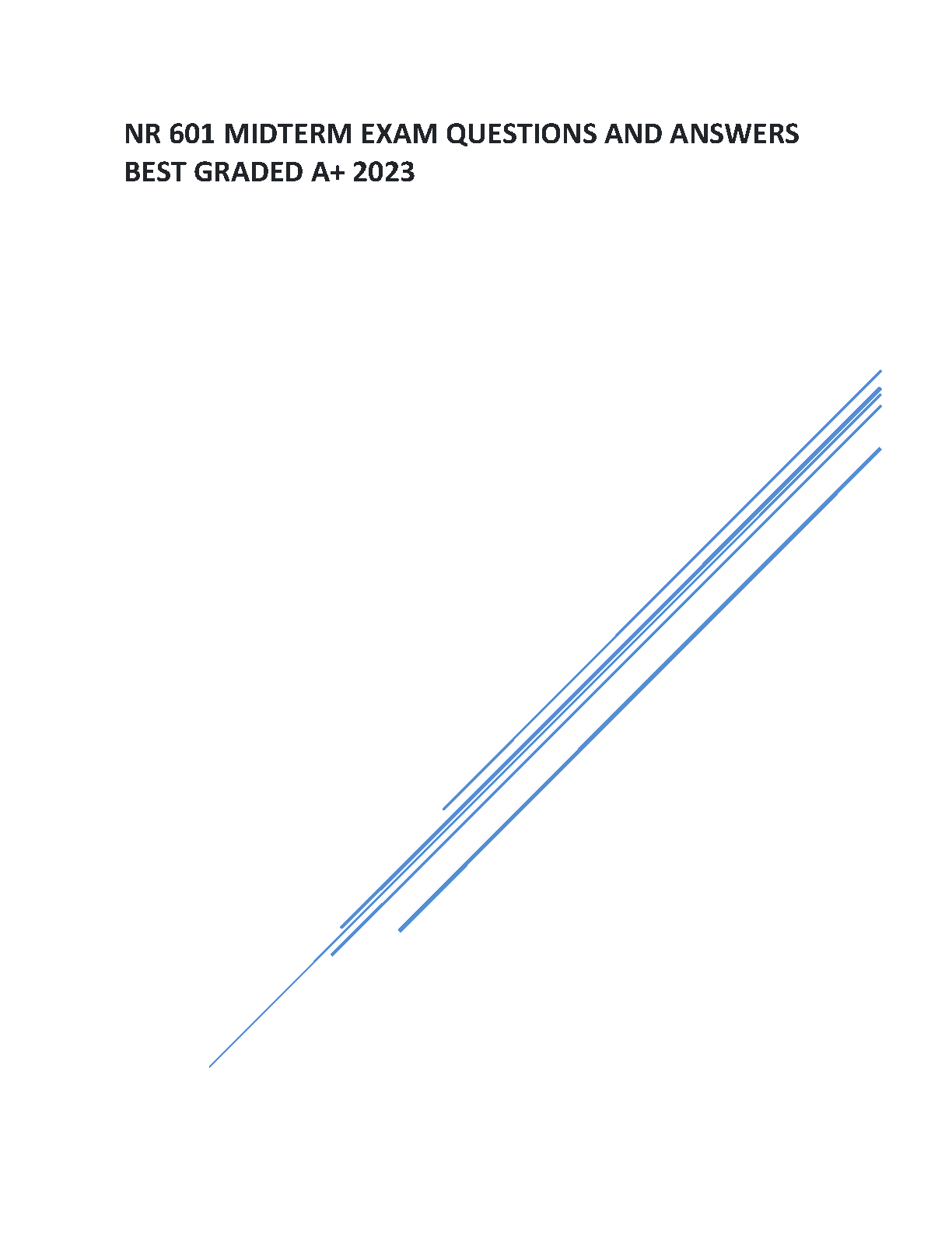 NR 601 Midterm Exam Questions and Answers 2024-2025 Edition IMG-1