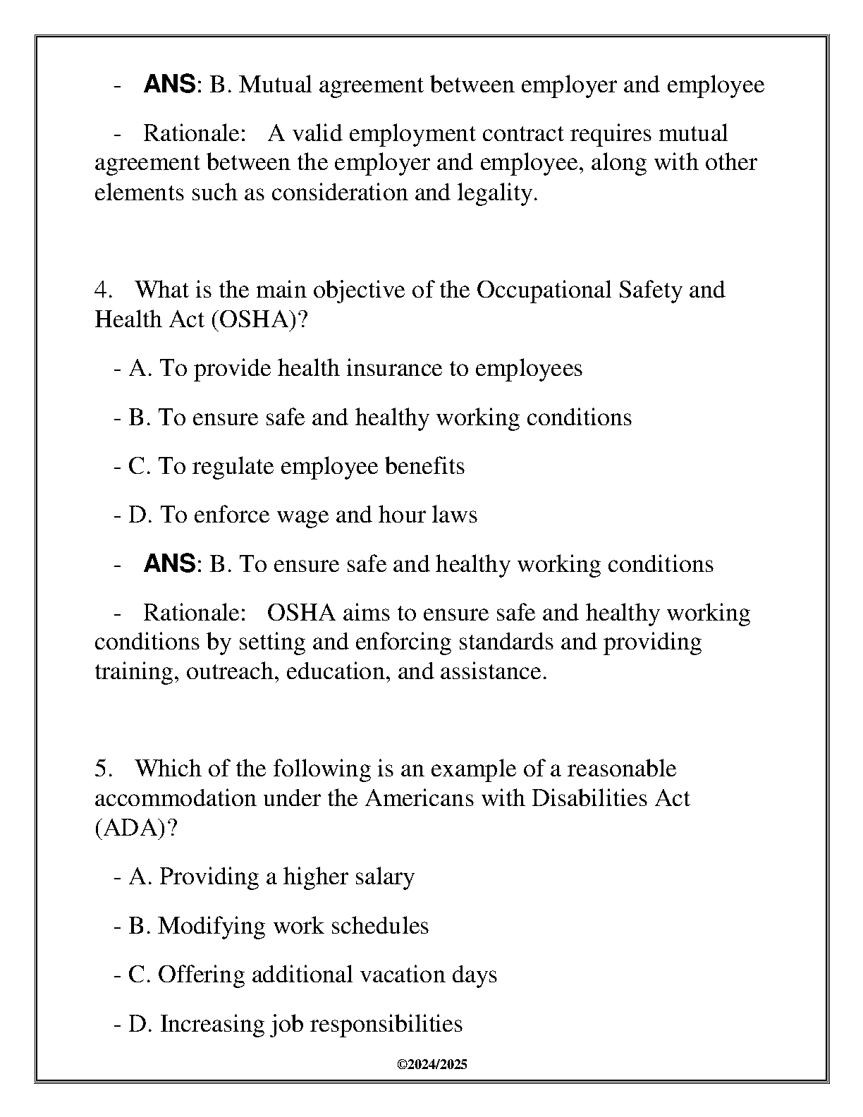 WGU HRM 3100 Employment Law Final Assessment Qs As IMG-3