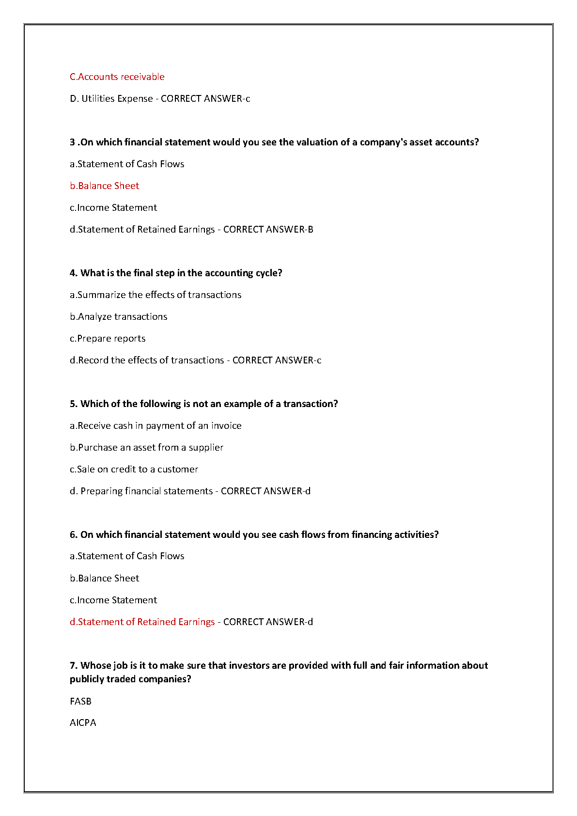 WGU D196 Test Bank 2025 250 Qs A