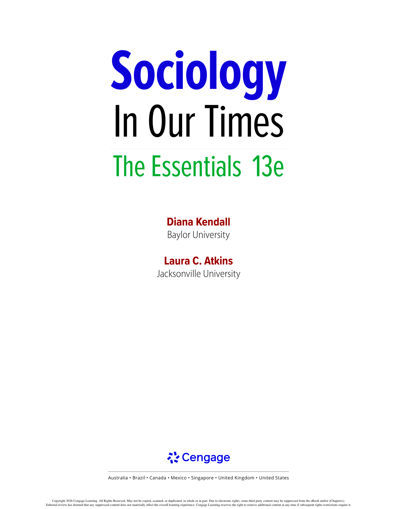 Sociology in Our Times Test Bank 13th Edition IMG-3