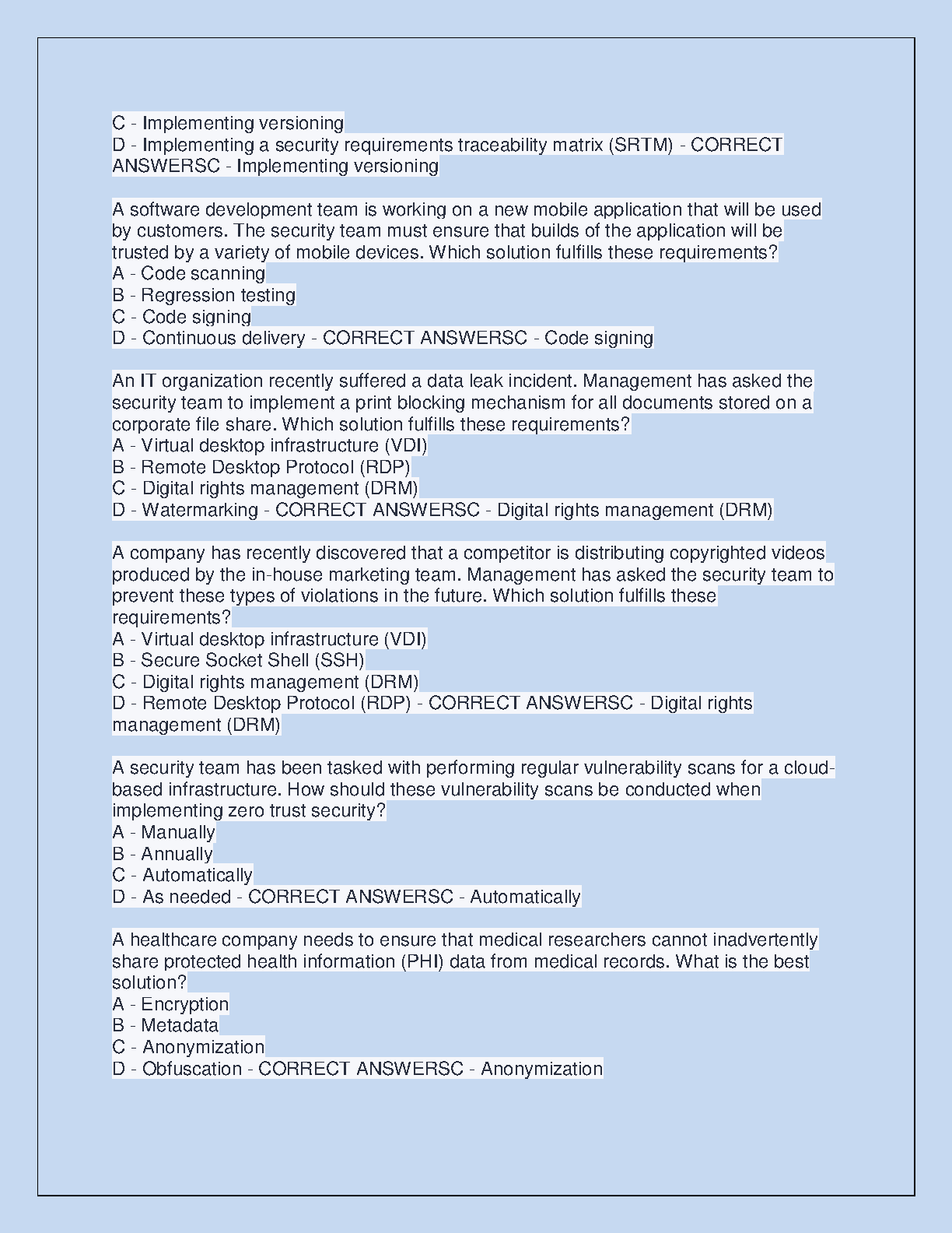 WGU D488 Cybersecurity Test Bank 2025 Answers IMG-3