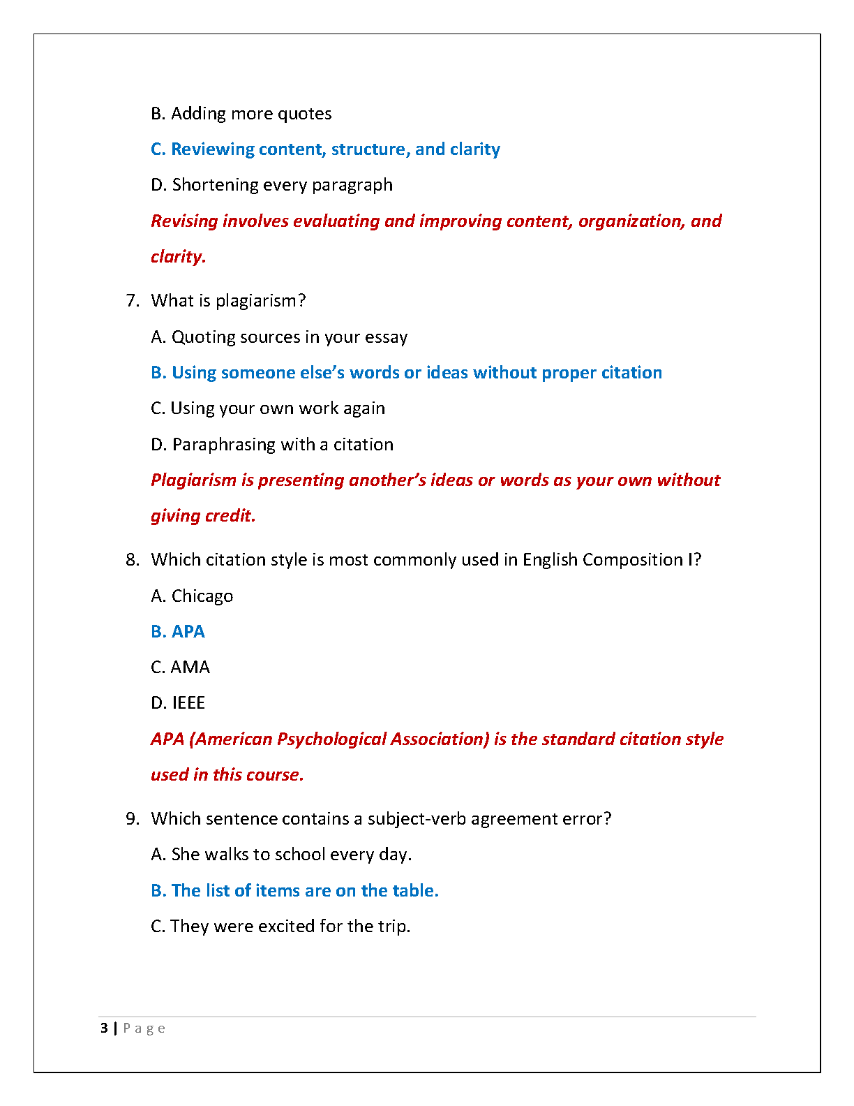 WGU C455 English Comp I Final Exam Test Bank 2025/26 IMG-3