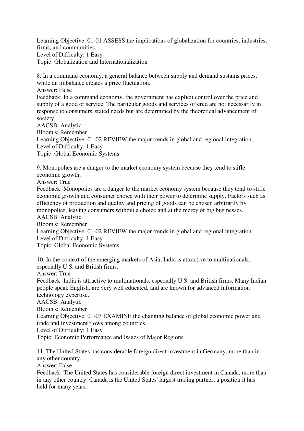 International Management 11th Edition Test Bank IMG-3