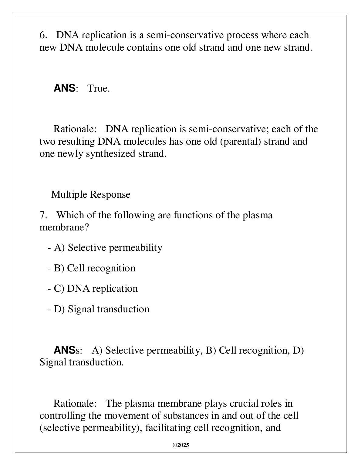 WGU BIO 1010 Intro to Bio Test Bank & FA Review IMG-1