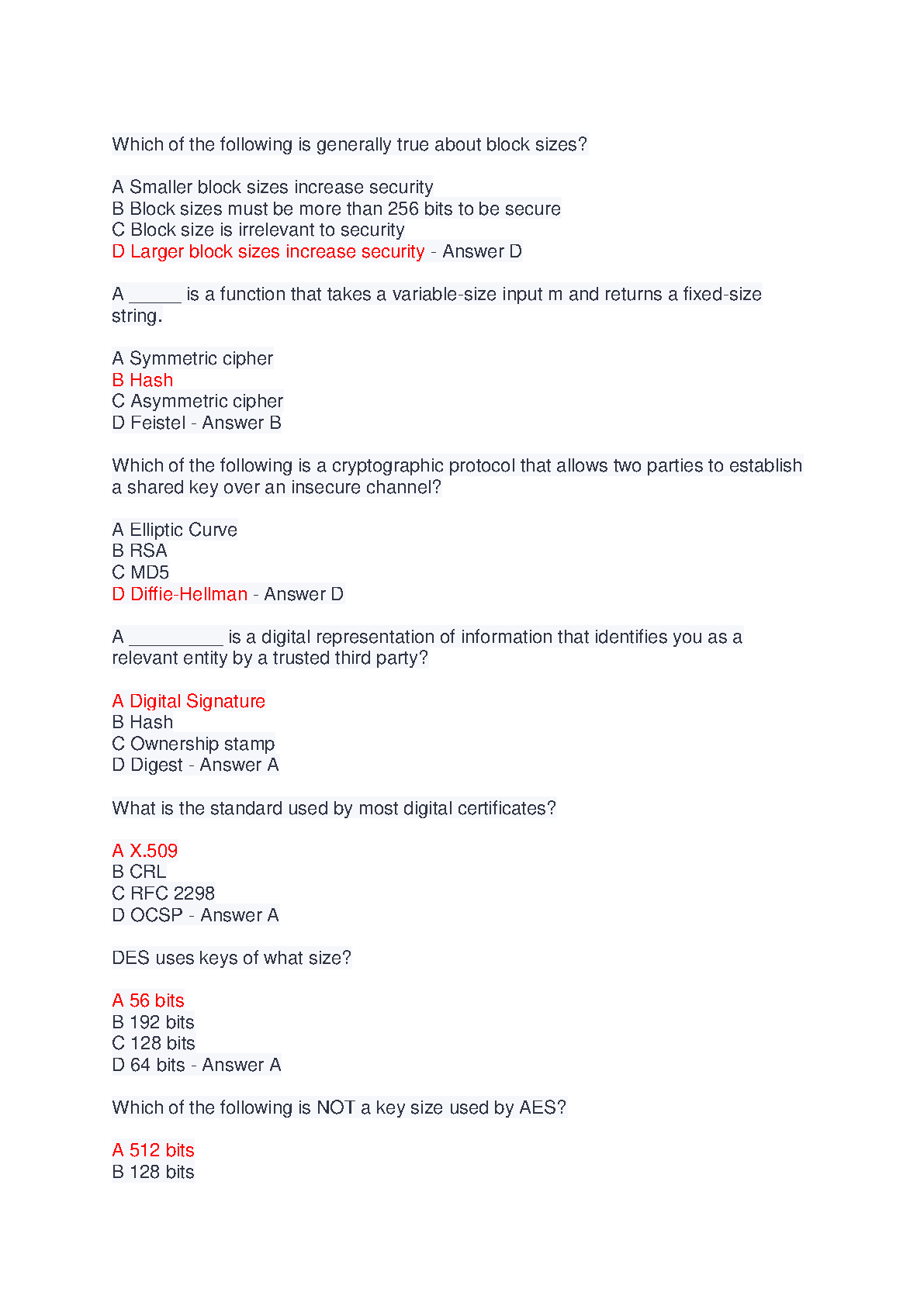 WGU C839 Crypto Exam Guide