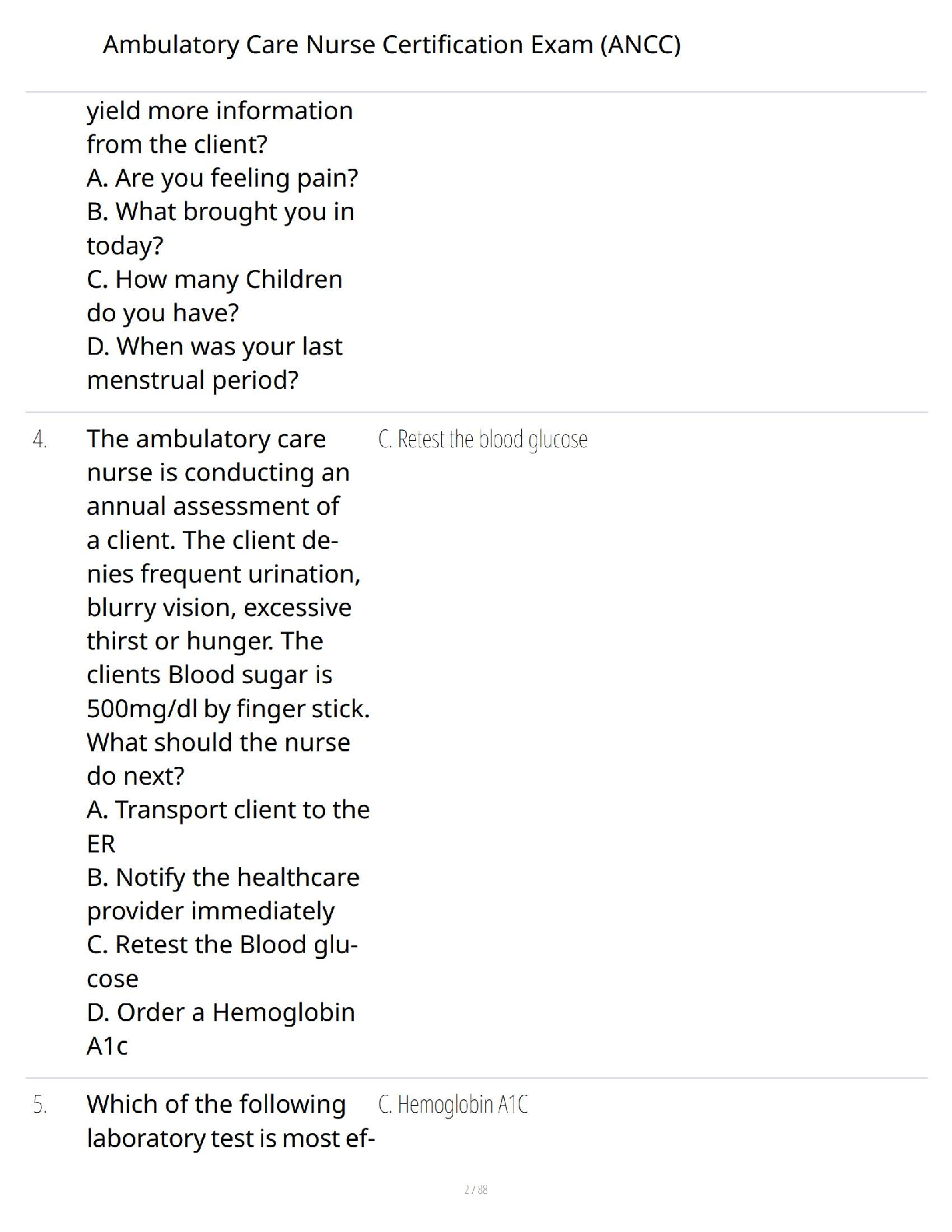 ANCC Ambulatory Care Nursing Exam 2026/27 Study Guide