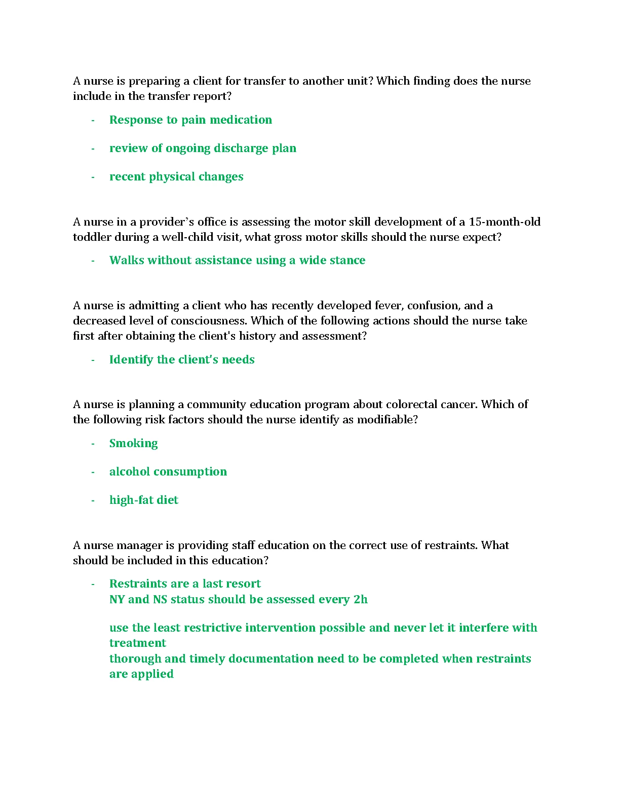 ATI Capstone Fundamentals NCLEX Qs & A 2026/27