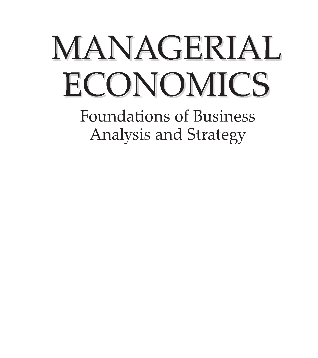 Managerial Economics 4e Thomas Test Bank Solutions